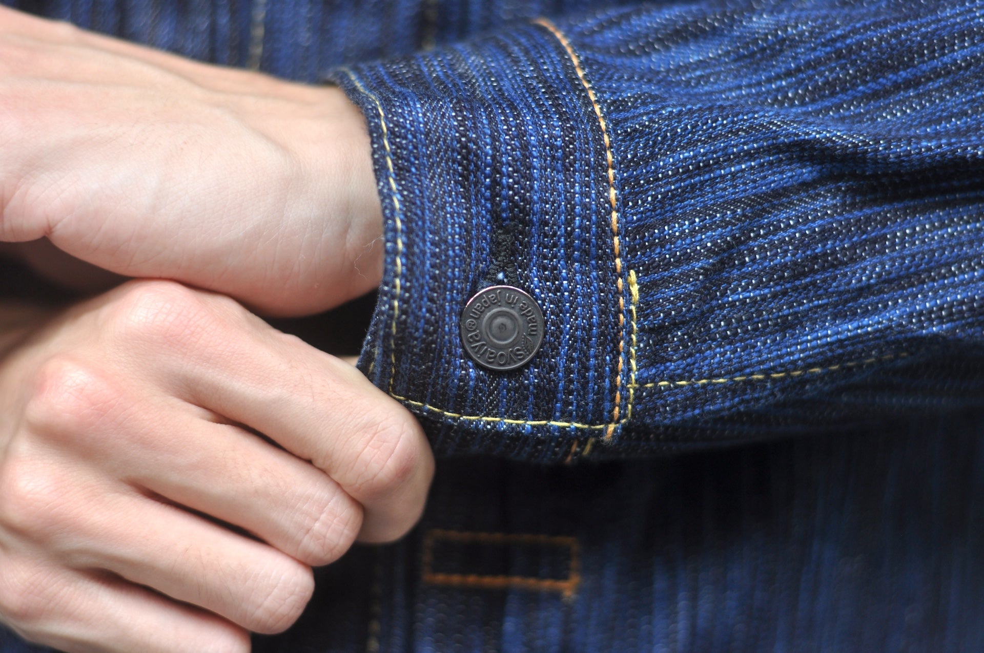 Pure Blue Japan 14.5oz Indigo Dyed “Waterfall” Type 2 Denim Jacket (Daylight)