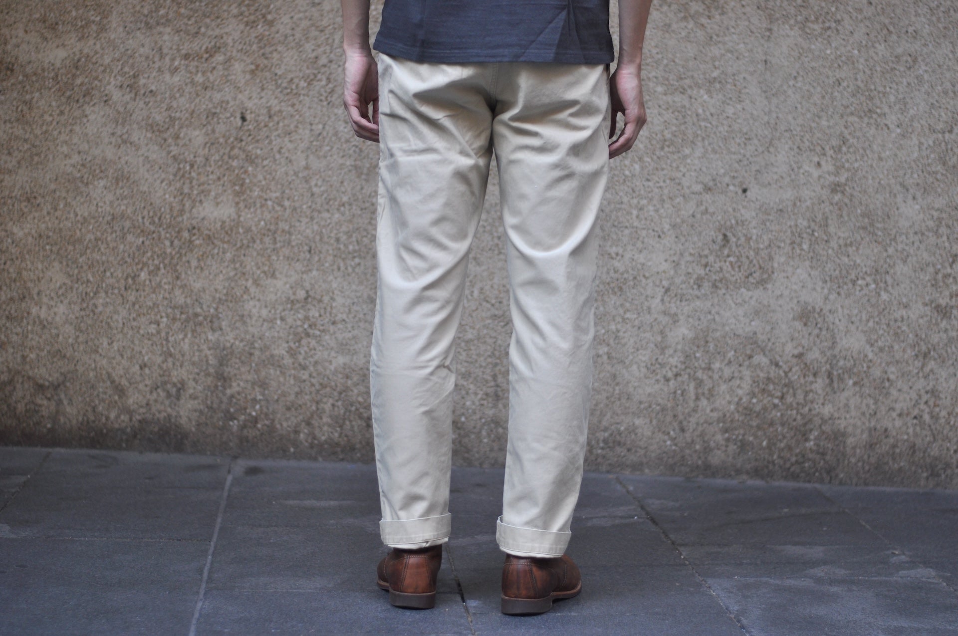 Japan Blue 12oz Weapon Twill Military Chinos (Beige)