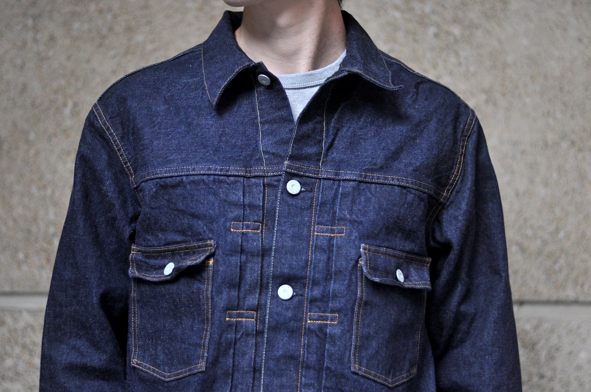 BONCOURA 15oz Indigo Dyed "Ike-Momen" Type 2 Denim Jacket