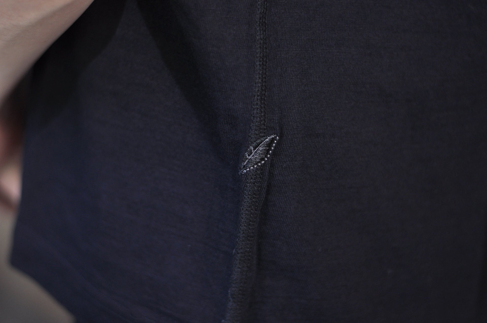 Pure Blue Japan 6.5oz "Signature" Pocket Tee (Indigo X Black)