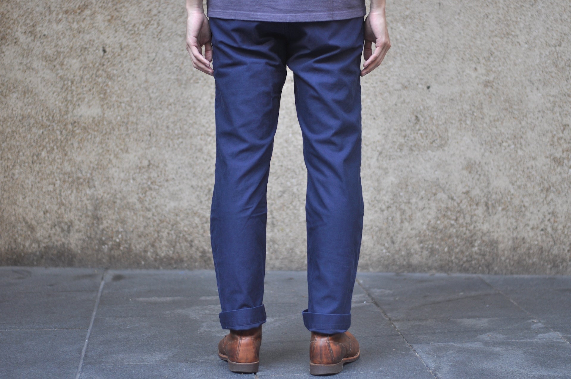 Japan Blue 12oz Weapon Twill Military Chinos (Navy)