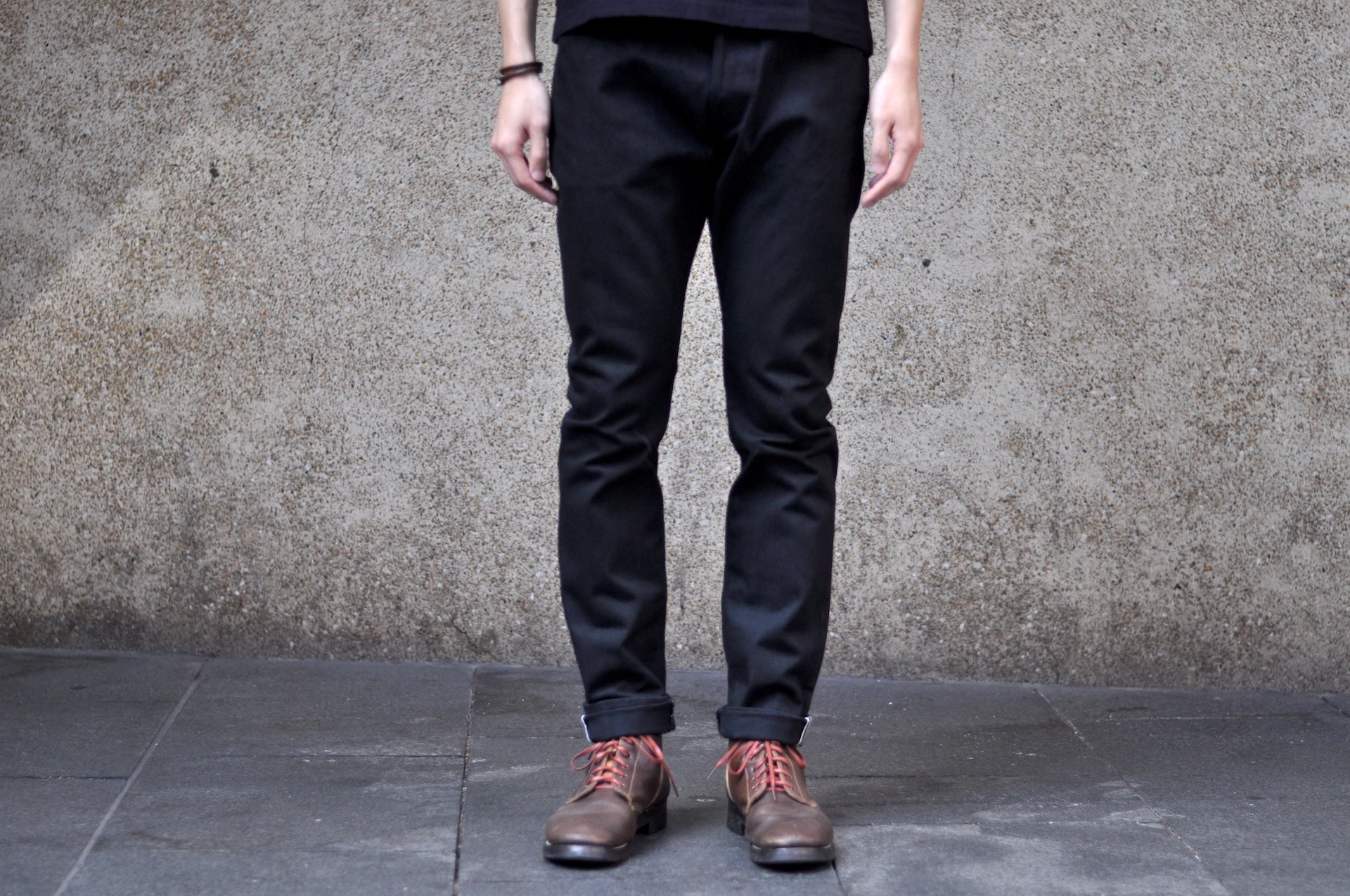 Pure Blue Japan 14oz XX-019-BK "Ultimate Black" Denim (Relaxed Tapered fit)