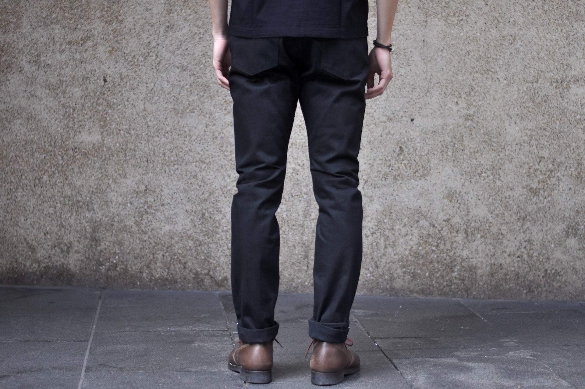 Pure Blue Japan 14oz XX-019-BK "Ultimate Black" Denim (Relaxed Tapered fit)