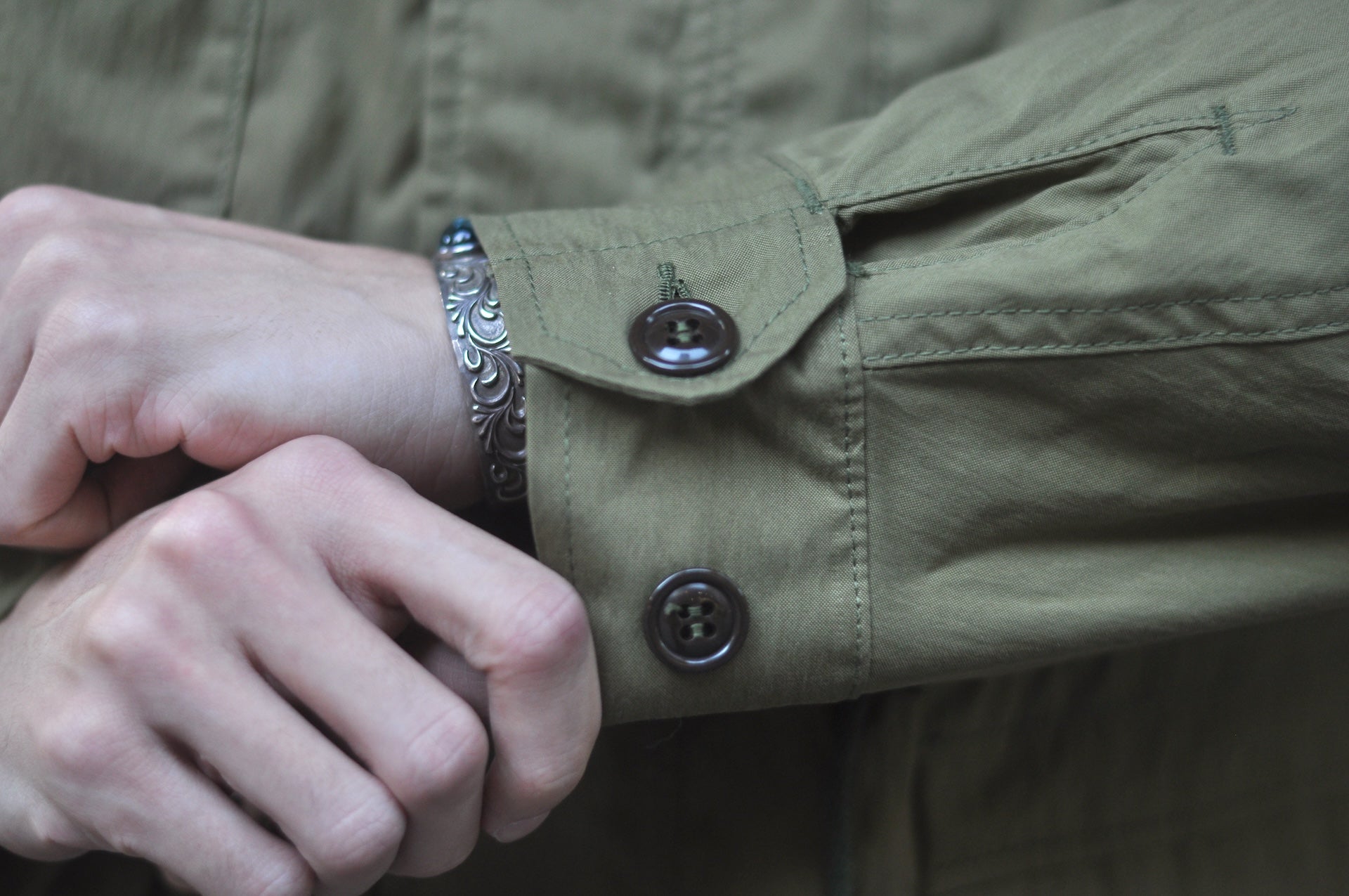Freewheelers Cotton/Nylon “M-1951” Field Jacket (Olive)