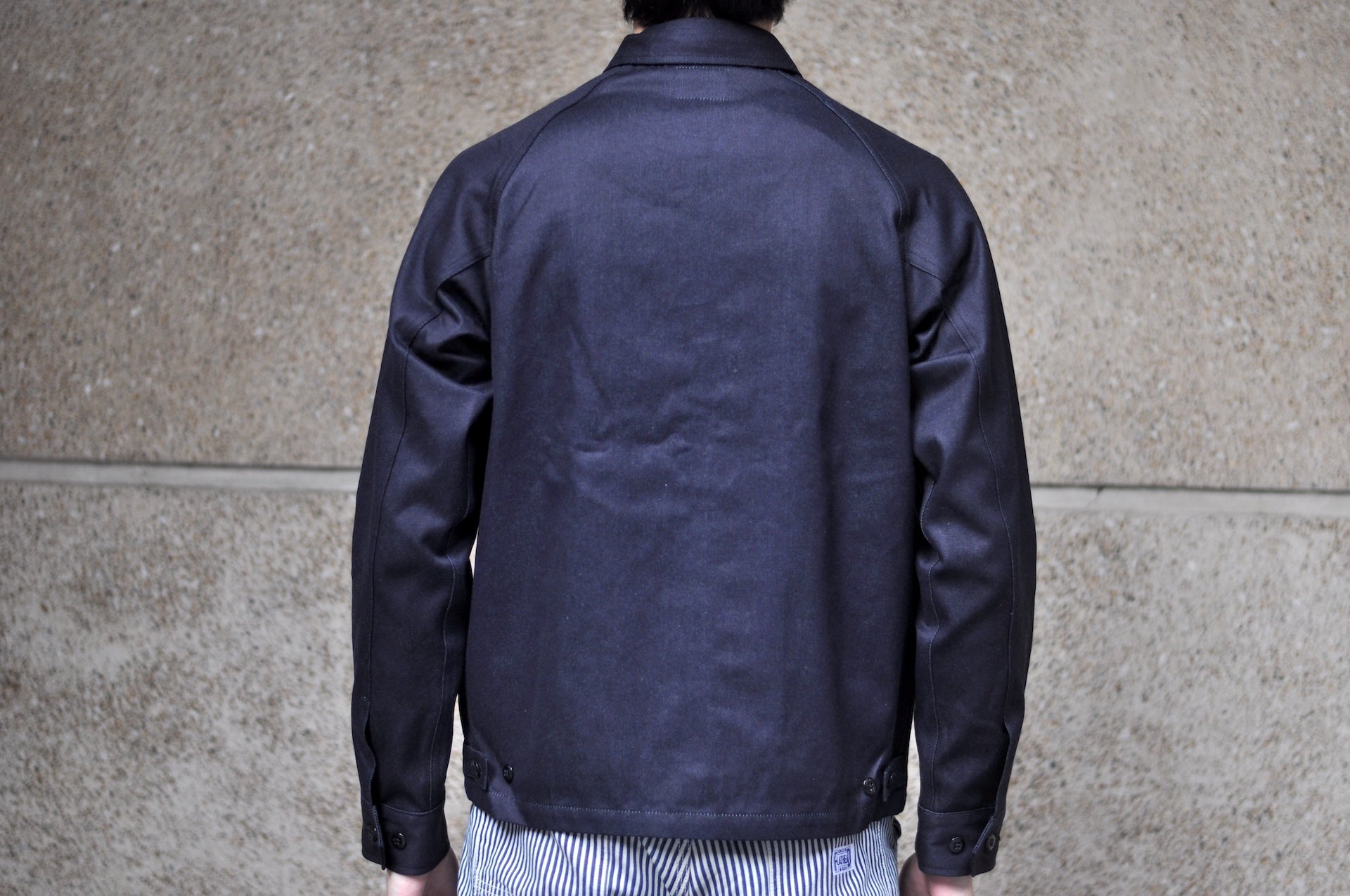 BONCOURA 12oz Weapon Denim "Dog Ear" Sport Jacket (Indigo)