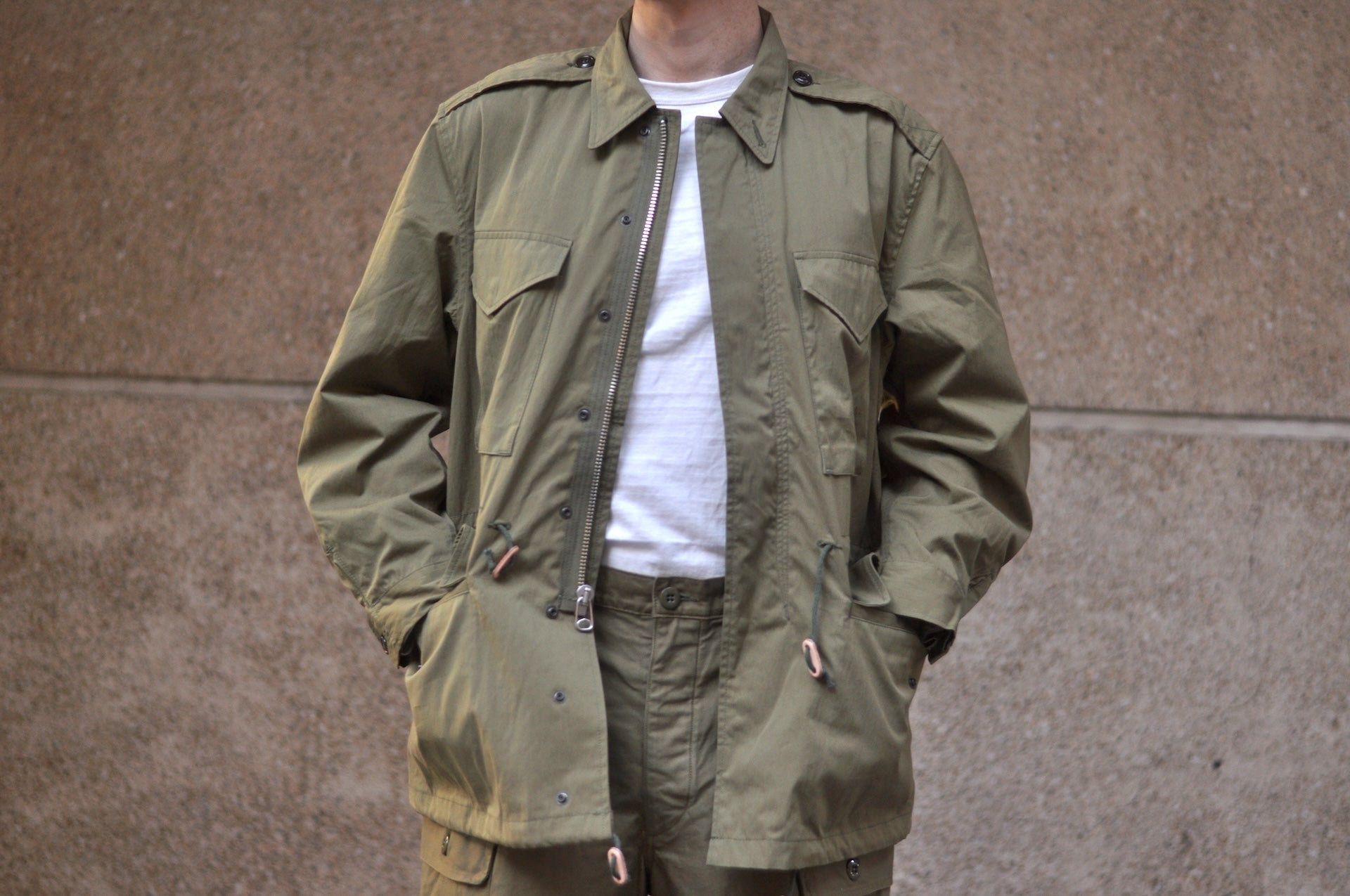 Freewheelers Cotton/Nylon “M-1951” Field Jacket (Olive)