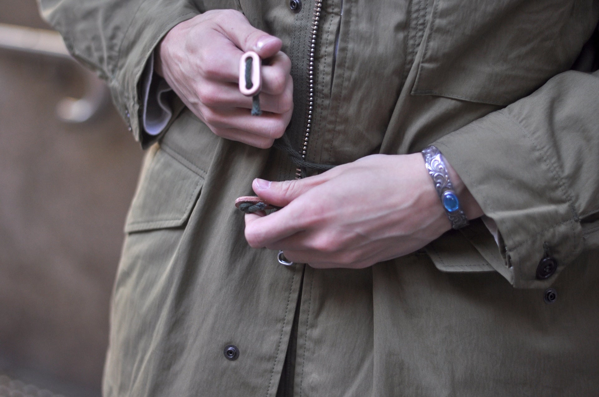 Freewheelers Cotton/Nylon “M-1951” Field Jacket (Olive)
