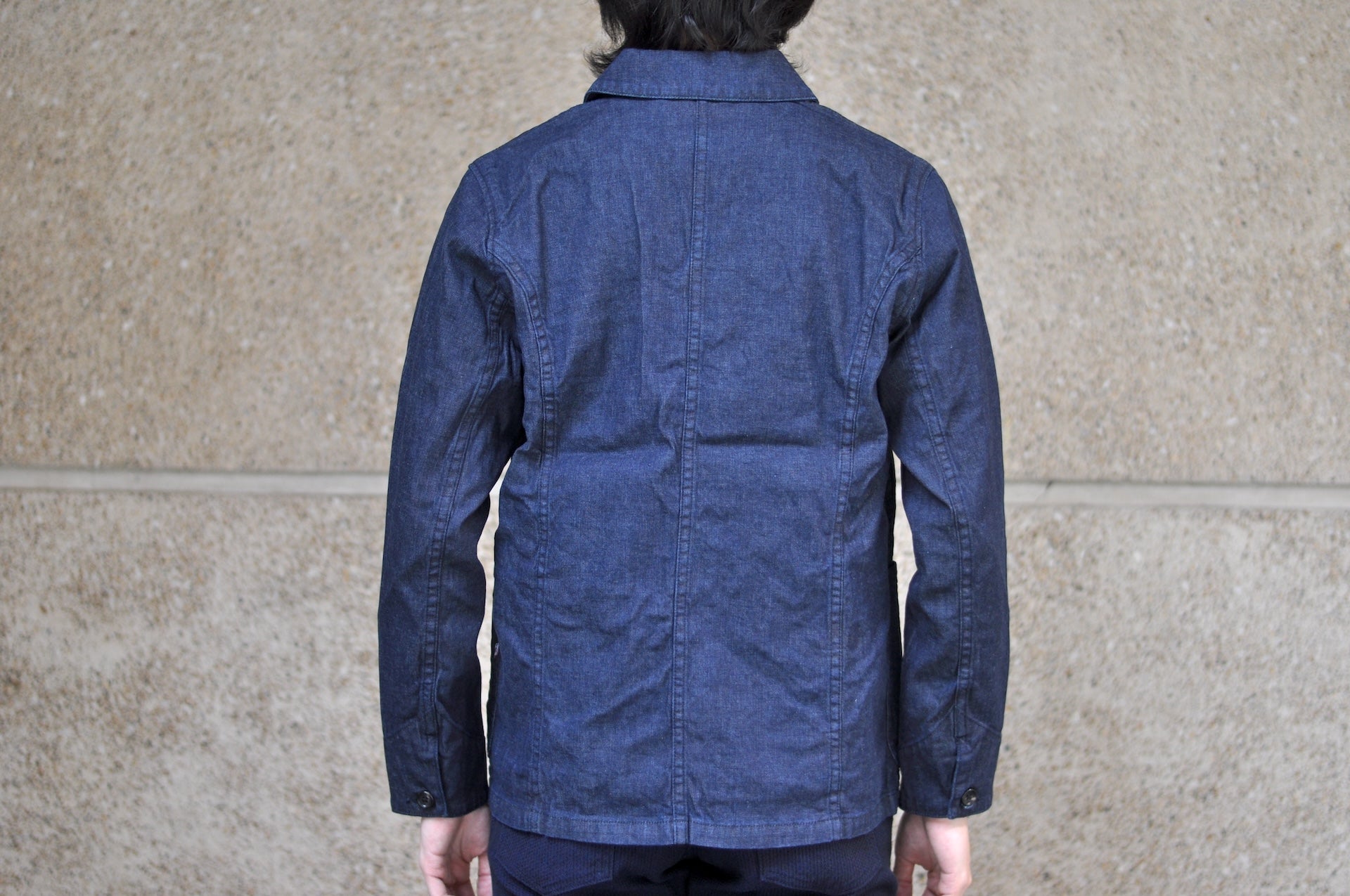 Pure Blue Japan 11oz Stretch Denim Tailored Jacket (Indigo)