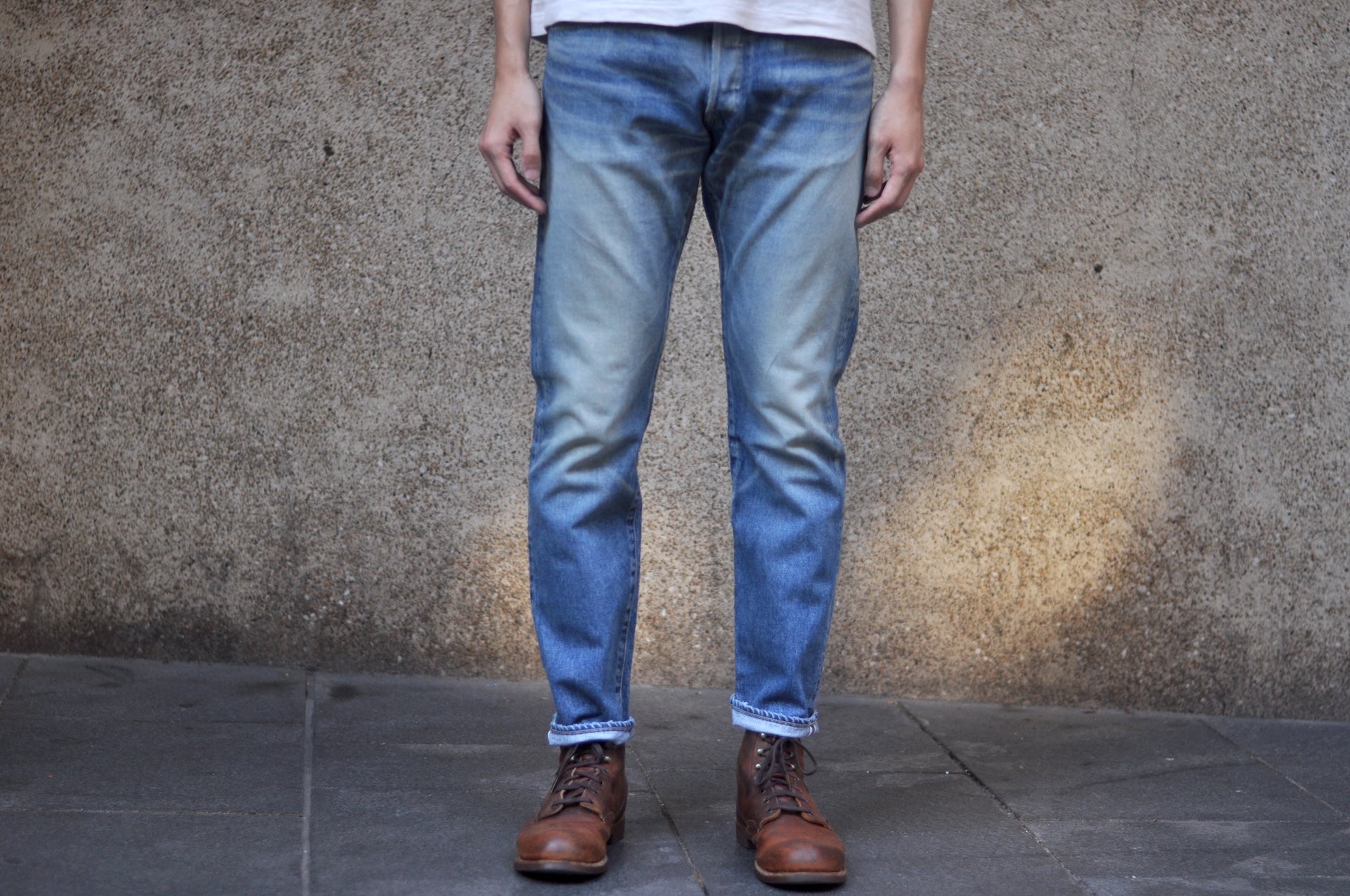 Studio D'Artisan D1826U 13.5oz Indigo Dyed "Used Ivy" Denim (Relaxed Tapered fit)