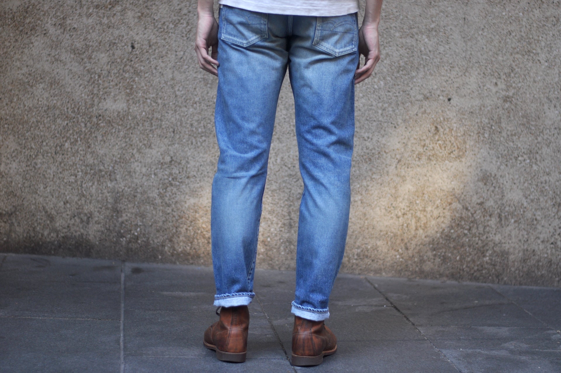 Studio D'Artisan D1826U 13.5oz Indigo Dyed "Used Ivy" Denim (Relaxed Tapered fit)