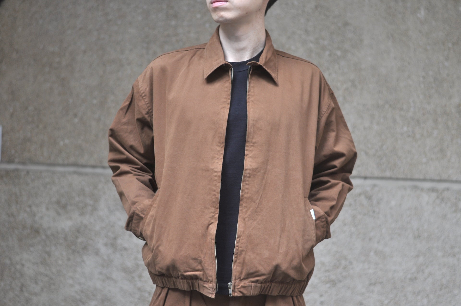 Sugar & Co. “Ivy Lecturer” Moleskin Swing Top Jacket (Brown)