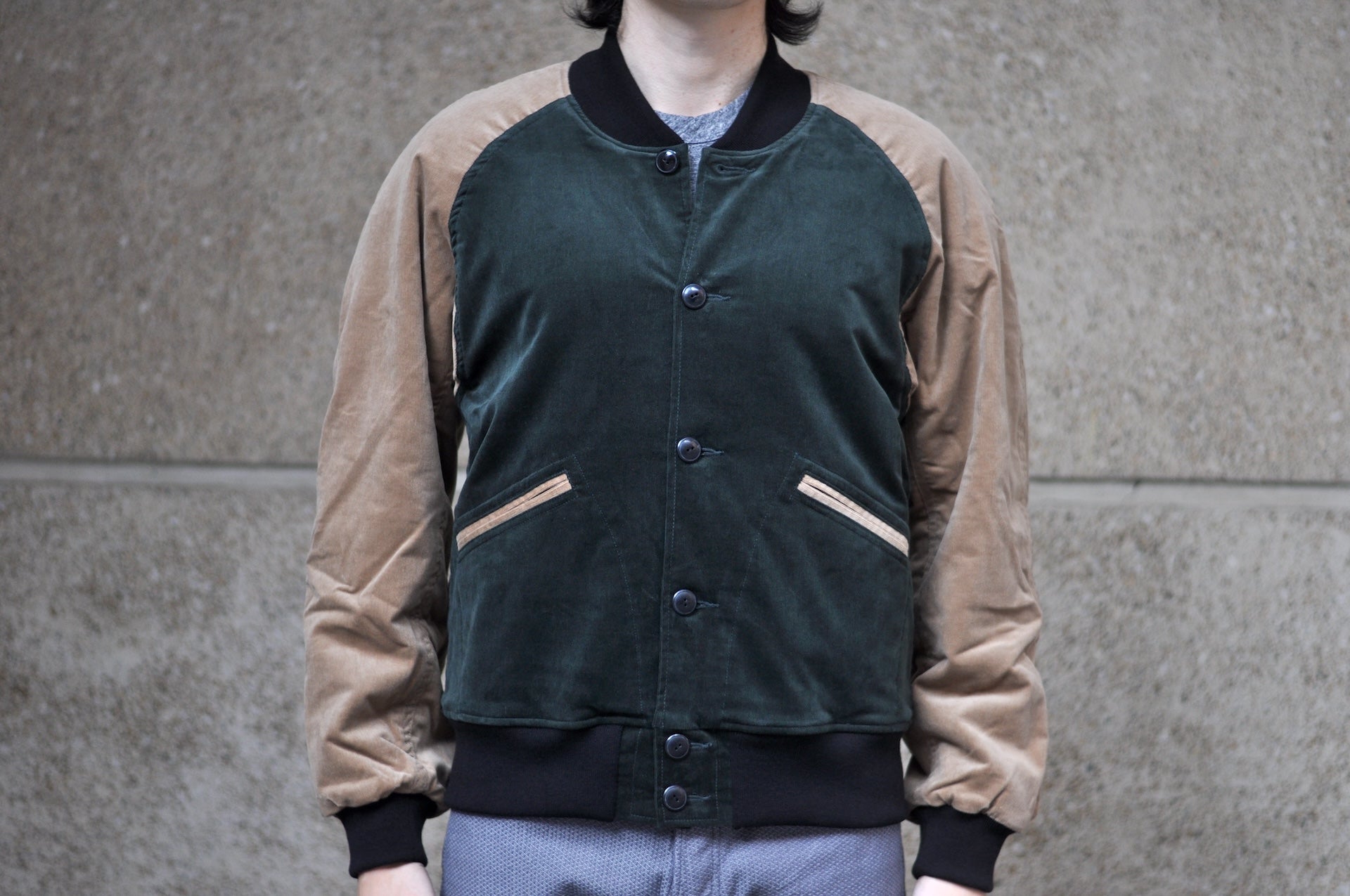 Stevenson Overall Co. “Golden Era Athletic” Classic Varsity Jacket (Forest Green)