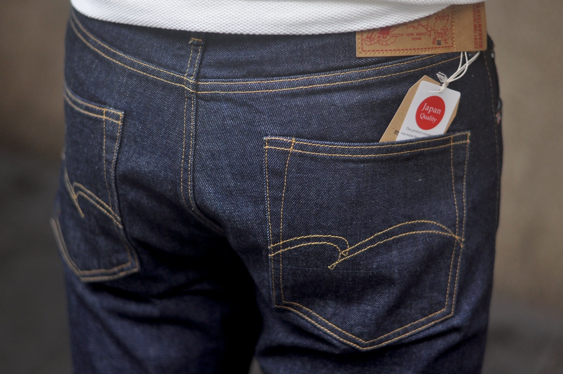 Studio D'Artisan D1826 13.5oz Indigo Dyed "New Ivy" Denim (Relaxed Tapered fit)