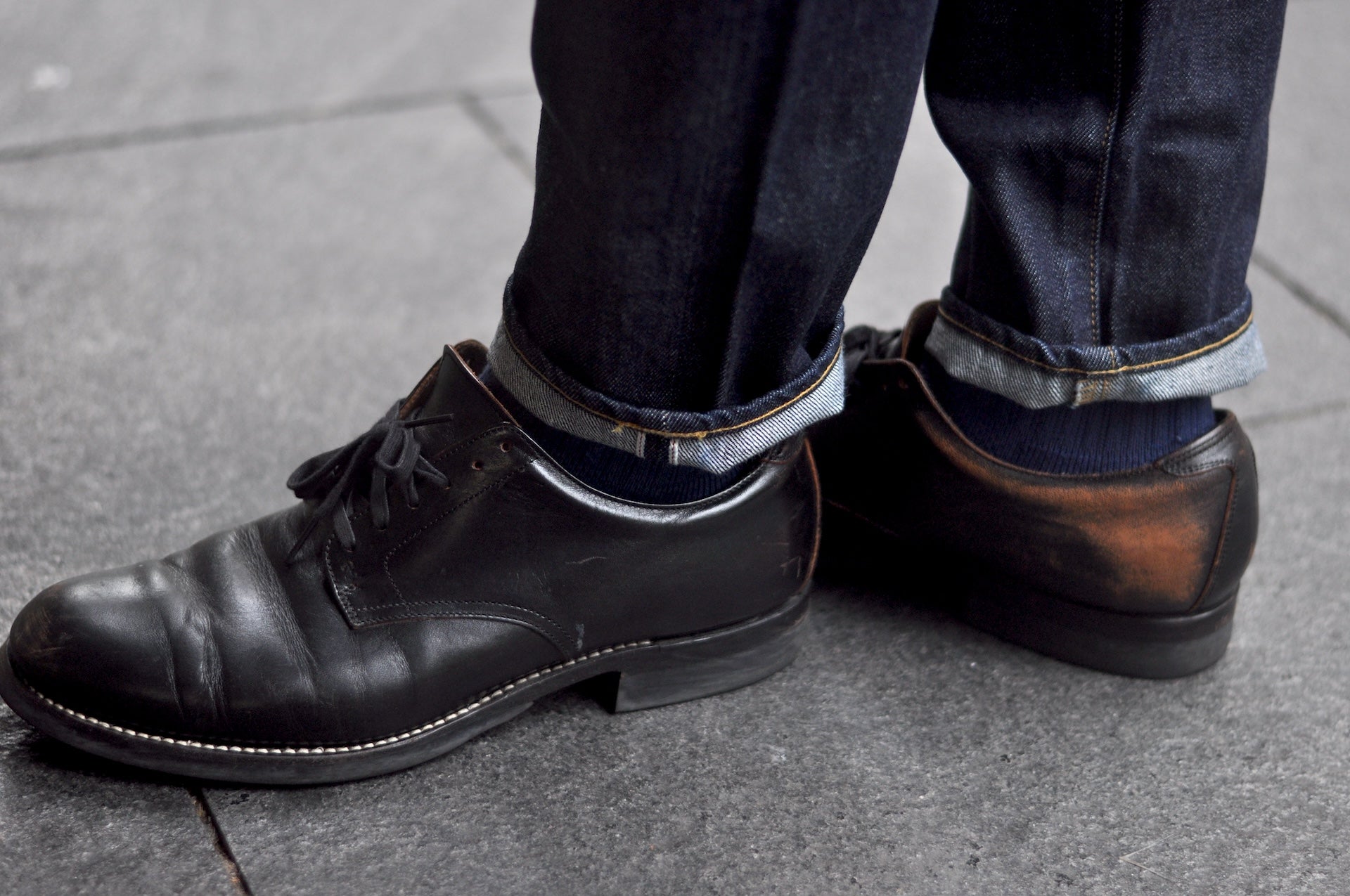 Studio D'Artisan D1826 13.5oz Indigo Dyed "New Ivy" Denim (Relaxed Tapered fit)