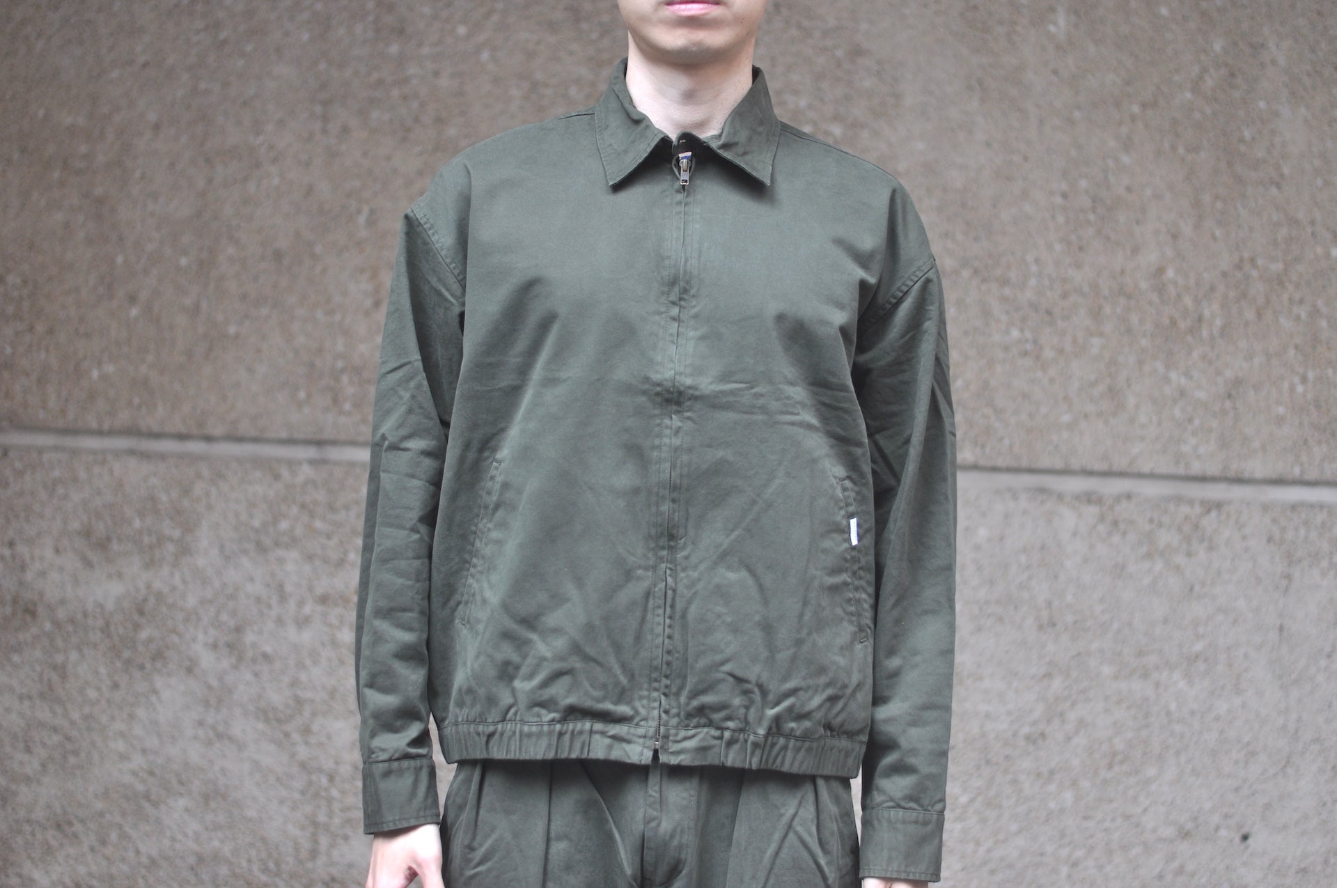 Sugar & Co. “Ivy Lecturer” Moleskin Swing Top Jacket (Olive)