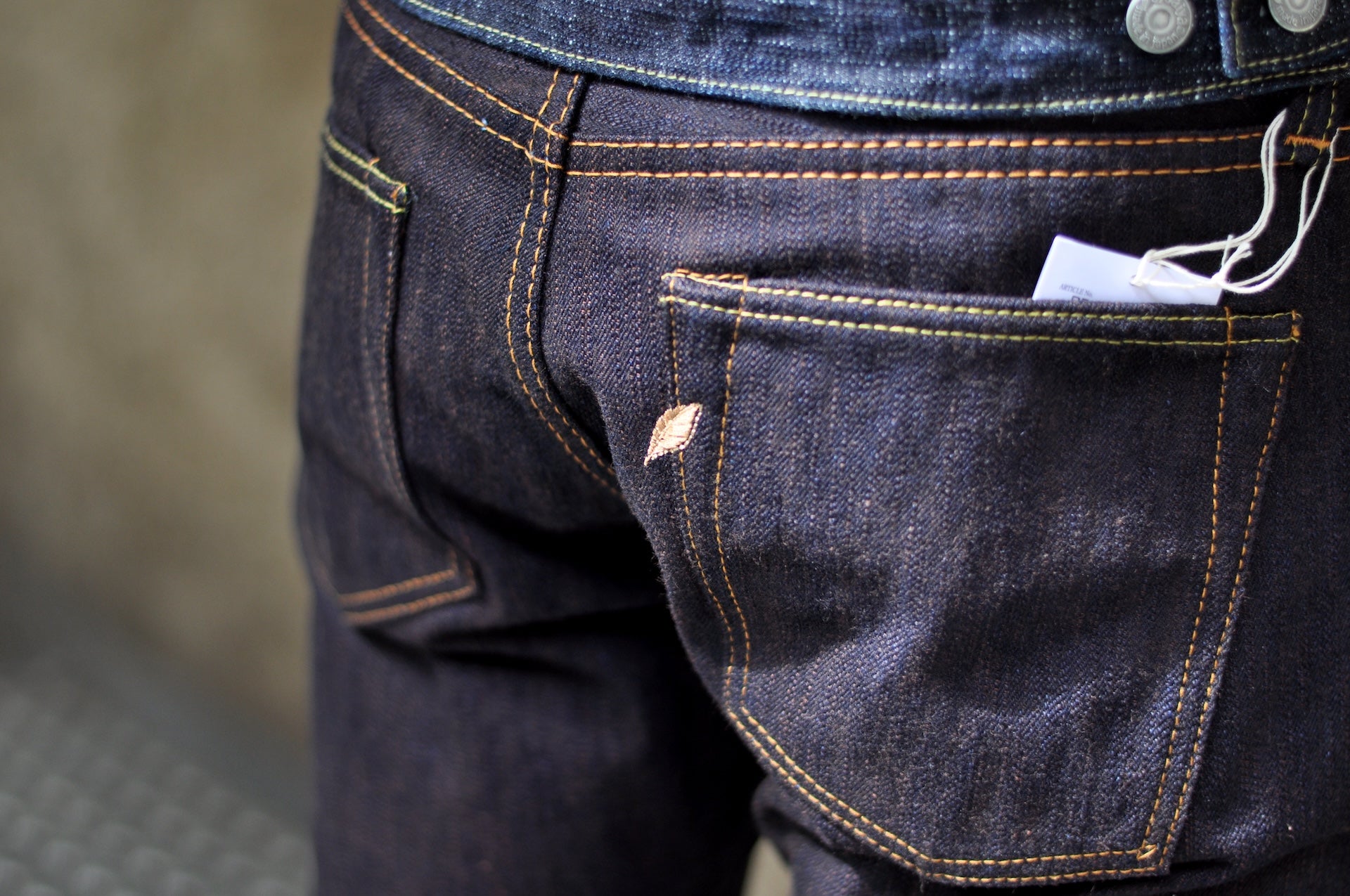 Pure Blue Japan 15oz PER-EX-013-ID "Indigo X Persimmon" Extra Slub Denim (Slim Tapered fit)