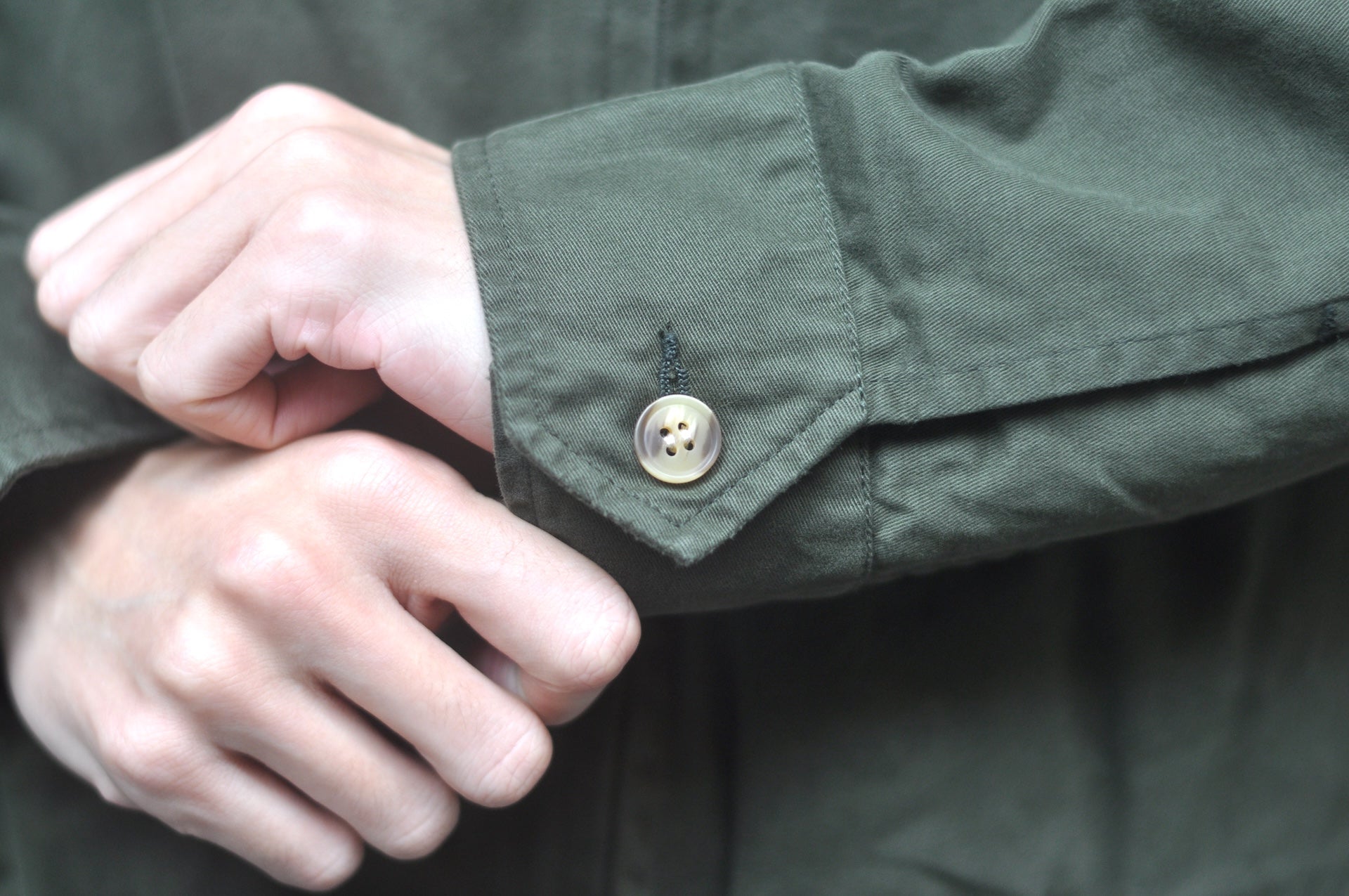 Sugar & Co. “Ivy Lecturer” Moleskin Swing Top Jacket (Olive)
