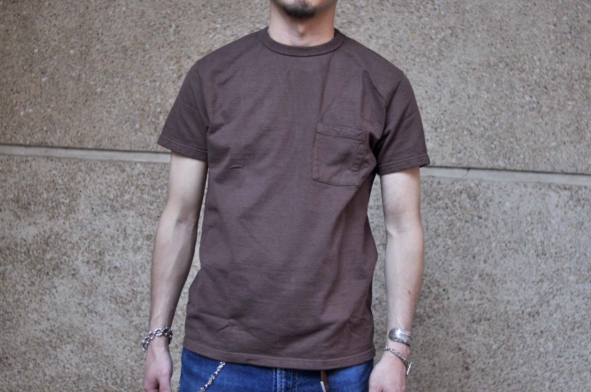 Samurai 12oz "Nippon Cotton" Pocket Tee (Dark Kuri)