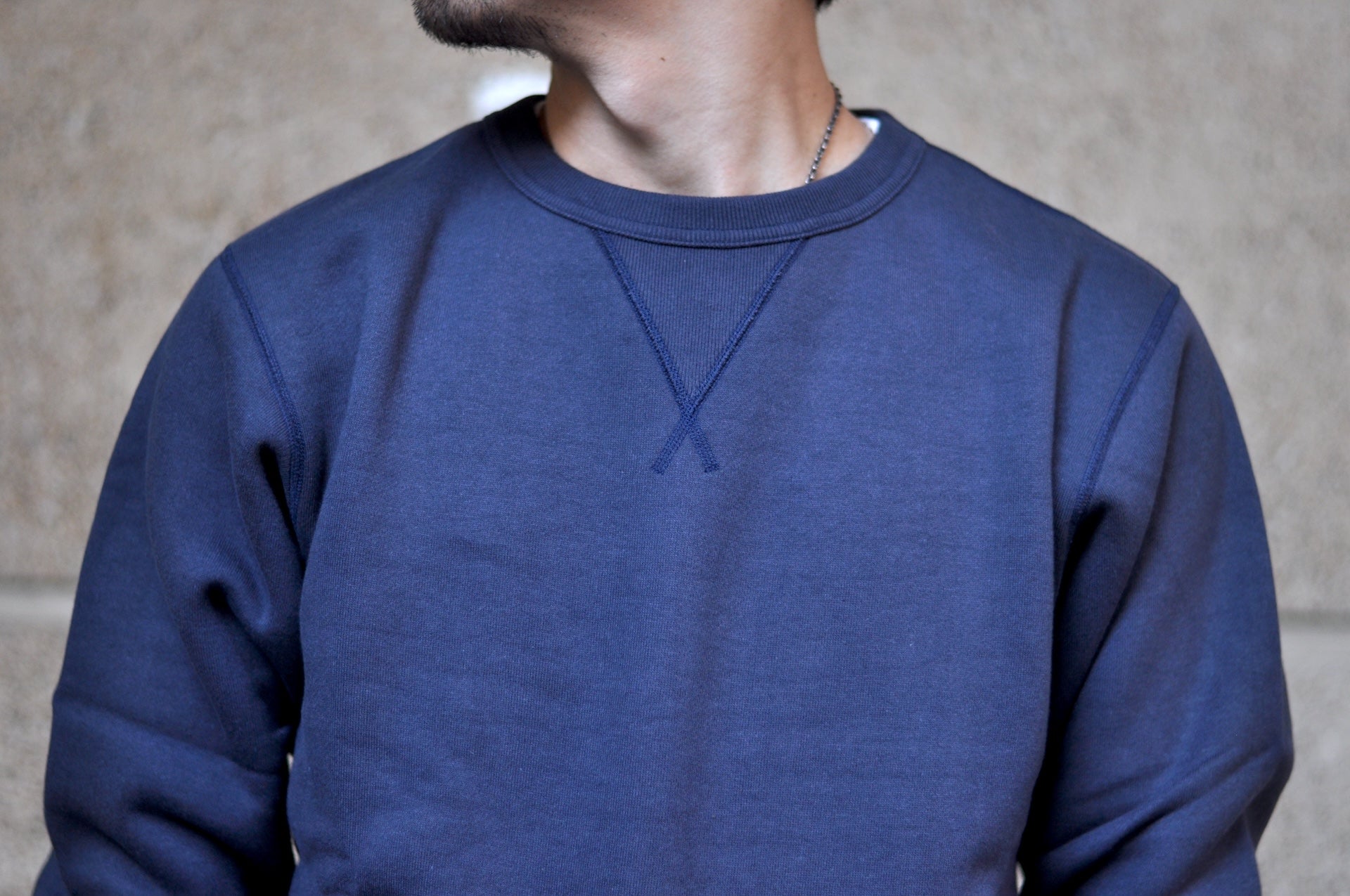 Unique Garment 12oz 'Pioneer' Loopwheeled Sweatshirt (Midnight Navy)