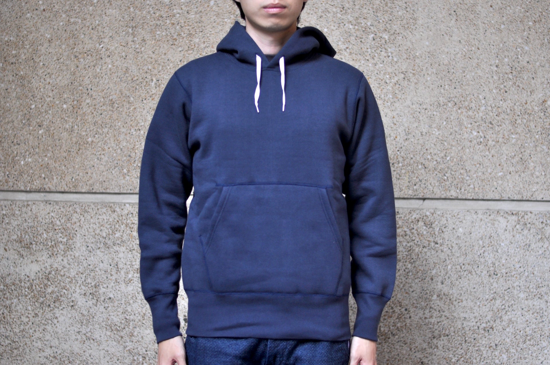 Unique Garment 12oz 'Pioneer' Loopwheeled Pullover (Midnight Navy)