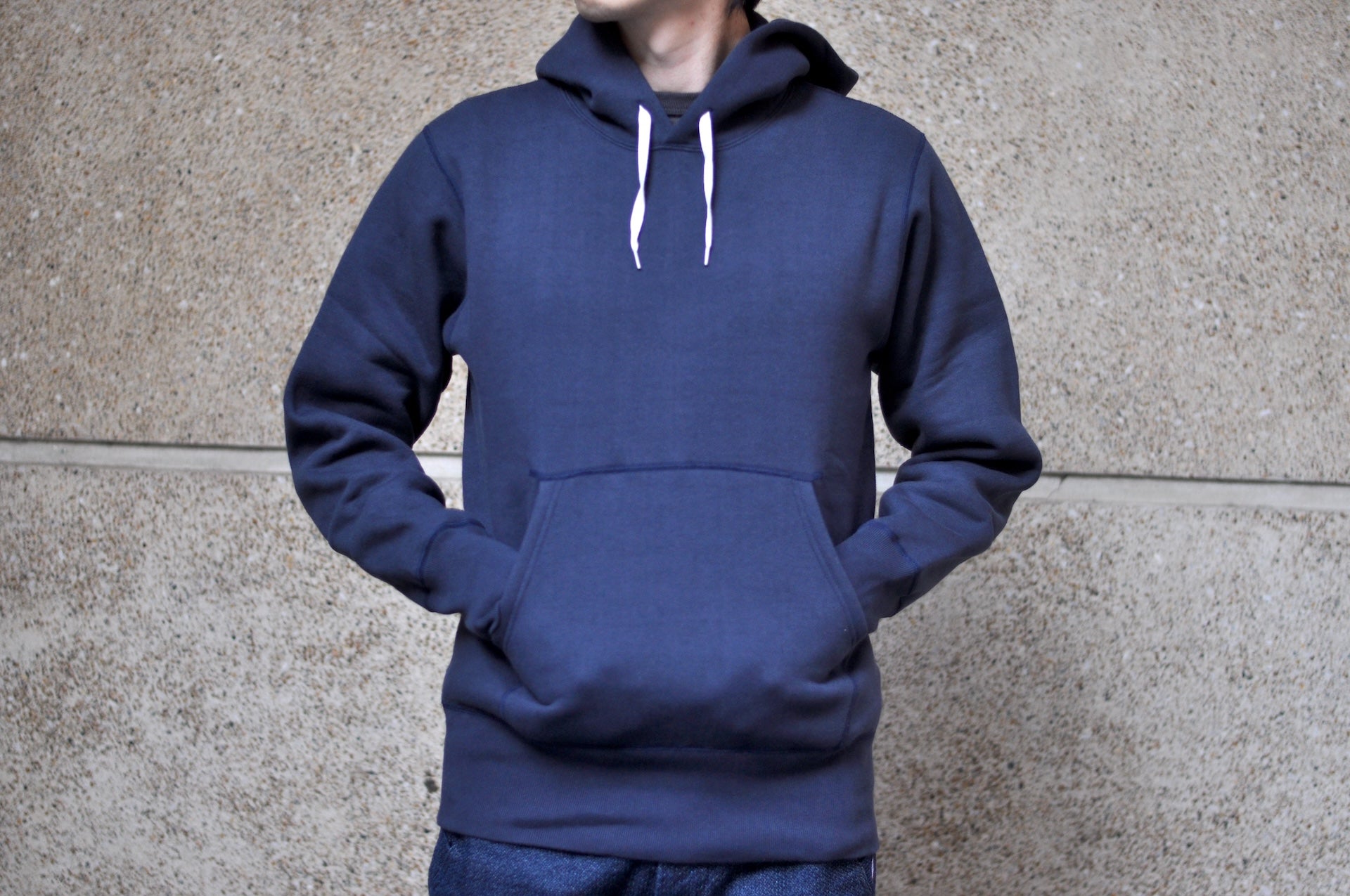 Unique Garment 12oz 'Pioneer' Loopwheeled Pullover (Midnight Navy)