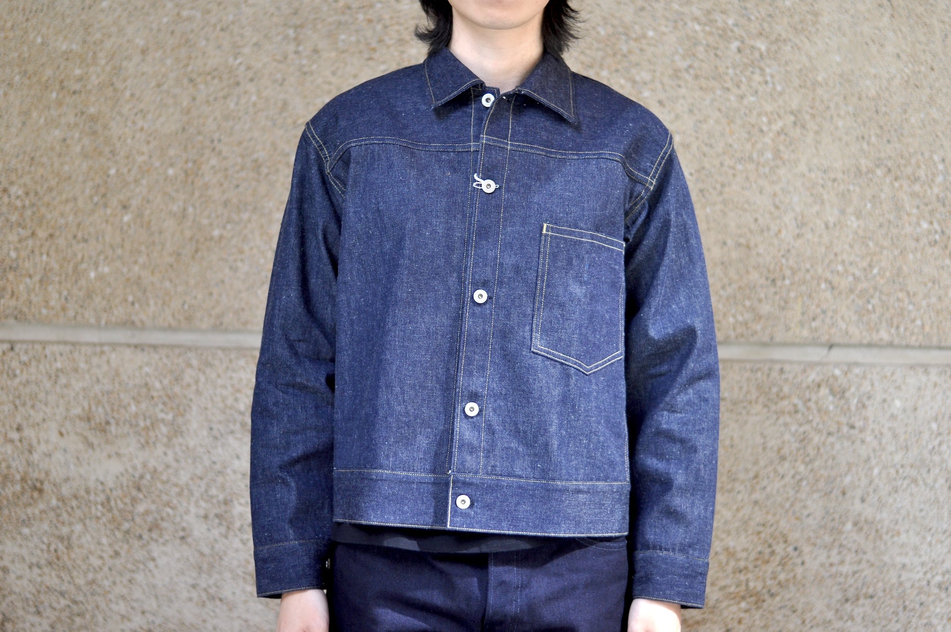 John Gluckow X Warehouse Co. 10oz Indigo Dyed Denim Rancher’s Jacket