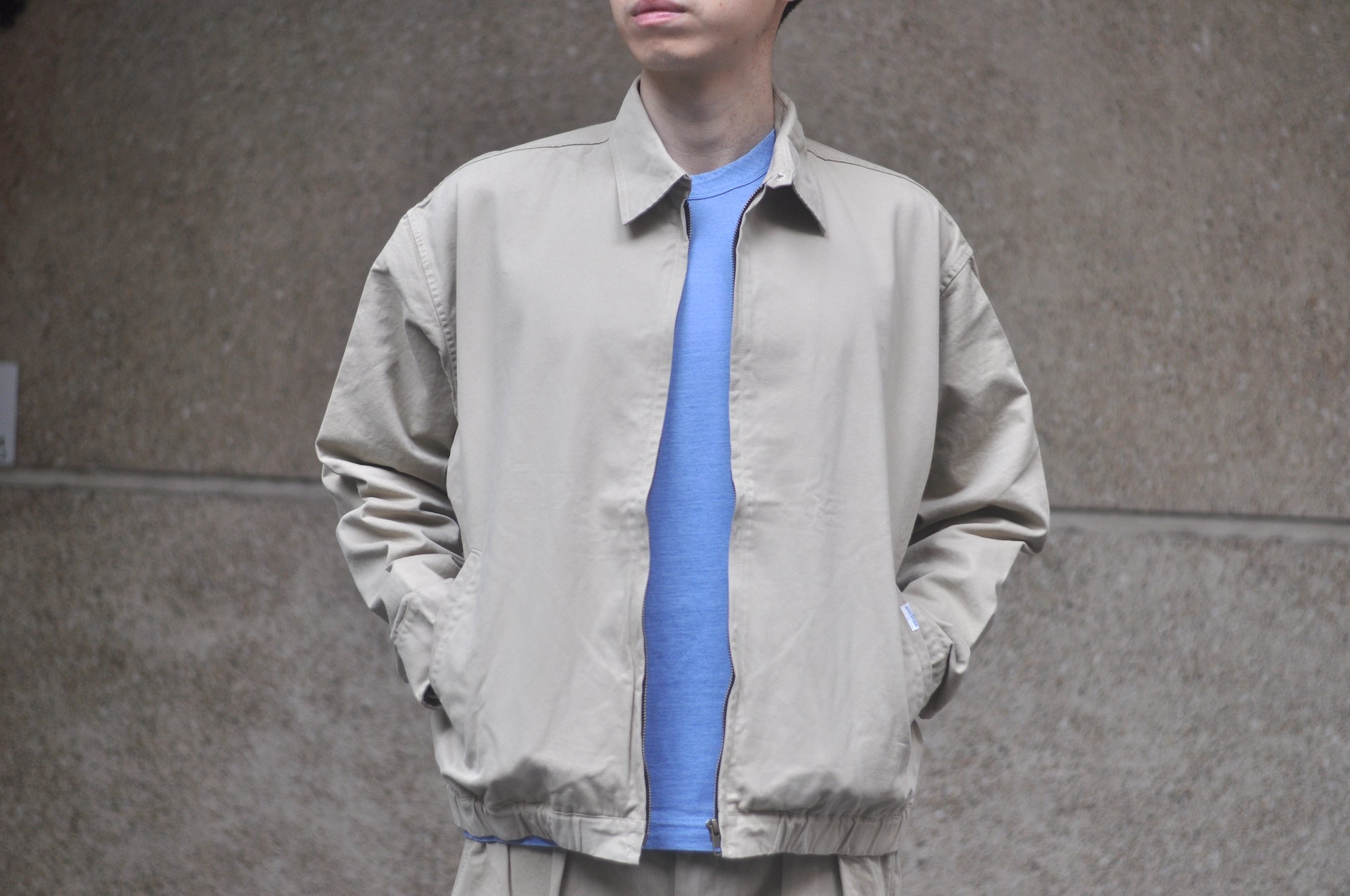 Sugar & Co. “Ivy Lecturer” Moleskin Swing Top Jacket (Beige)