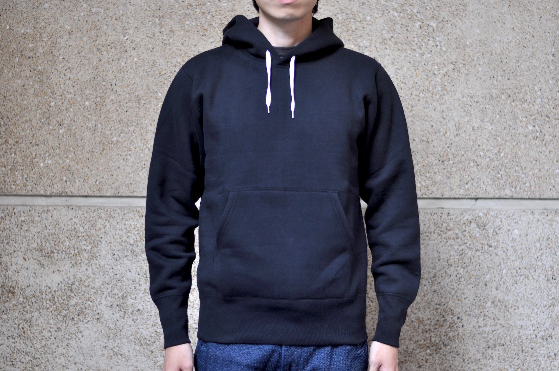 Unique Garment 12oz 'Pioneer' Loopwheeled Pullover (Shadow Black)