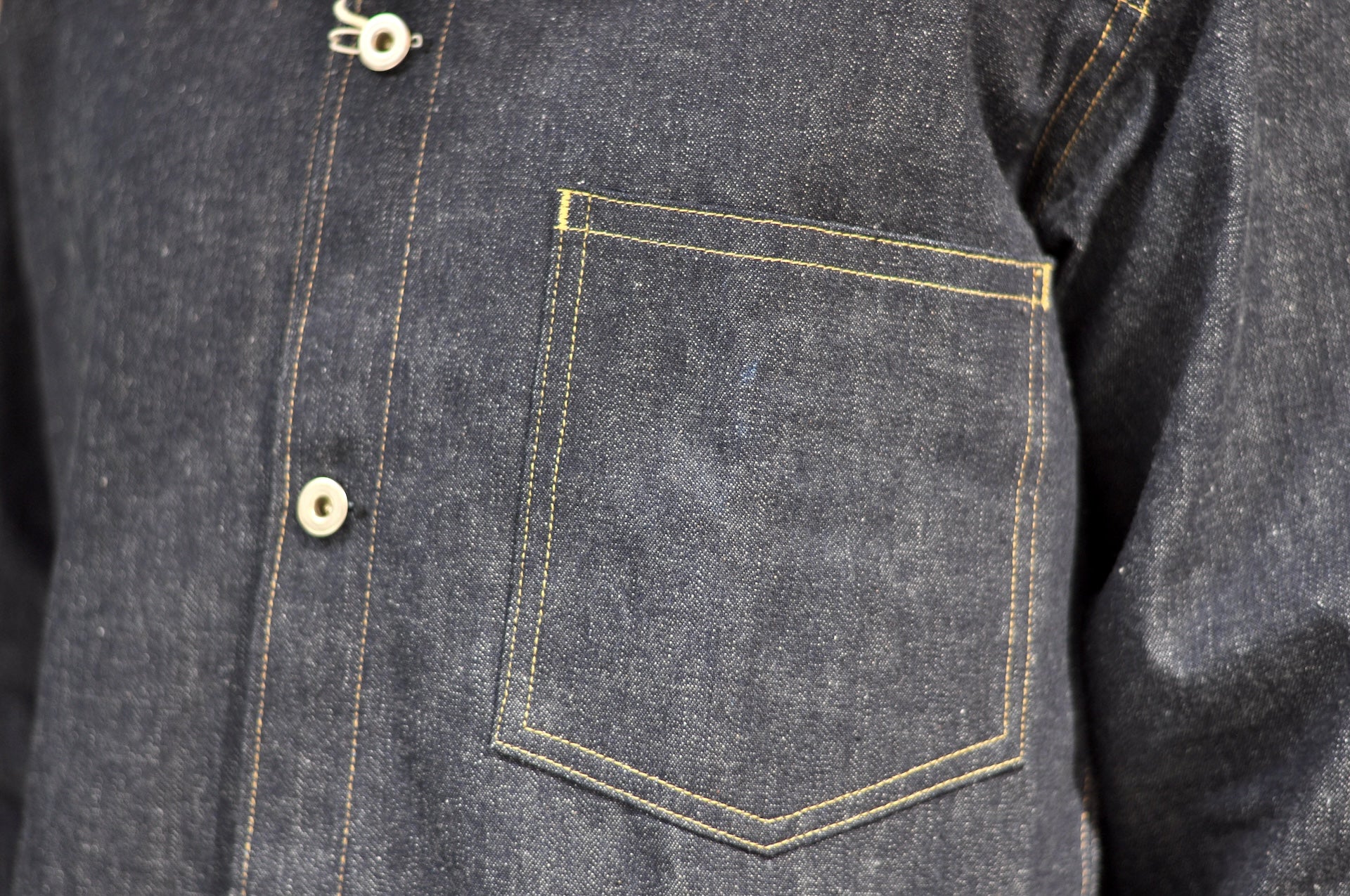 John Gluckow X Warehouse Co. 10oz Indigo Dyed Denim Rancher’s Jacket