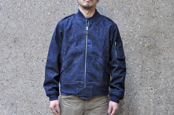 Samurai Indigo Denim L-2 Type Flight Jacket