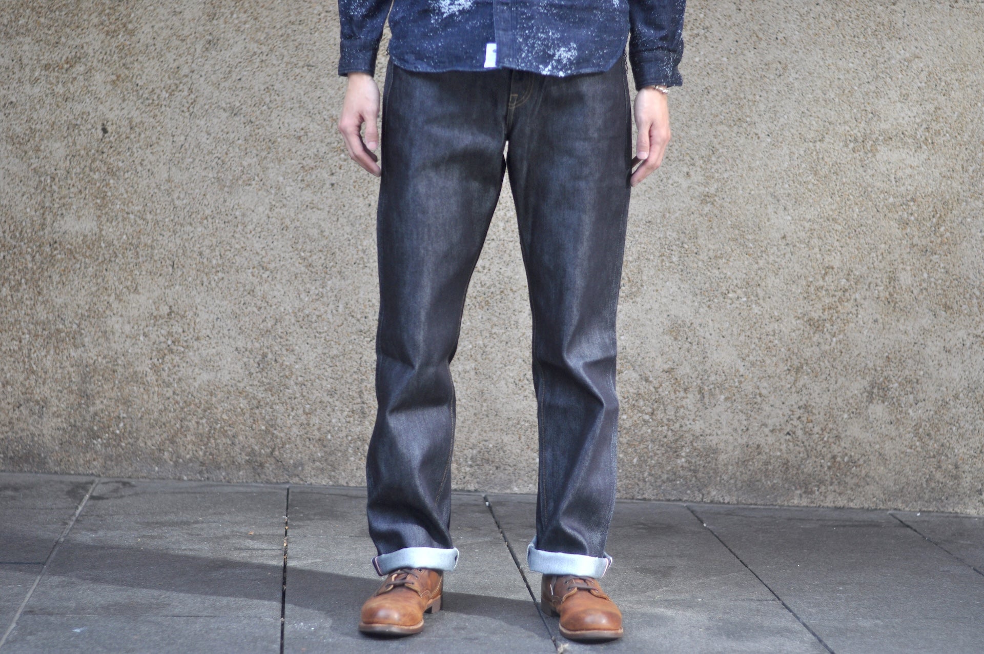 MOMOTARO JEANS 15oz "Silk/Cotton" #102 Denim (Classic Straight fit)