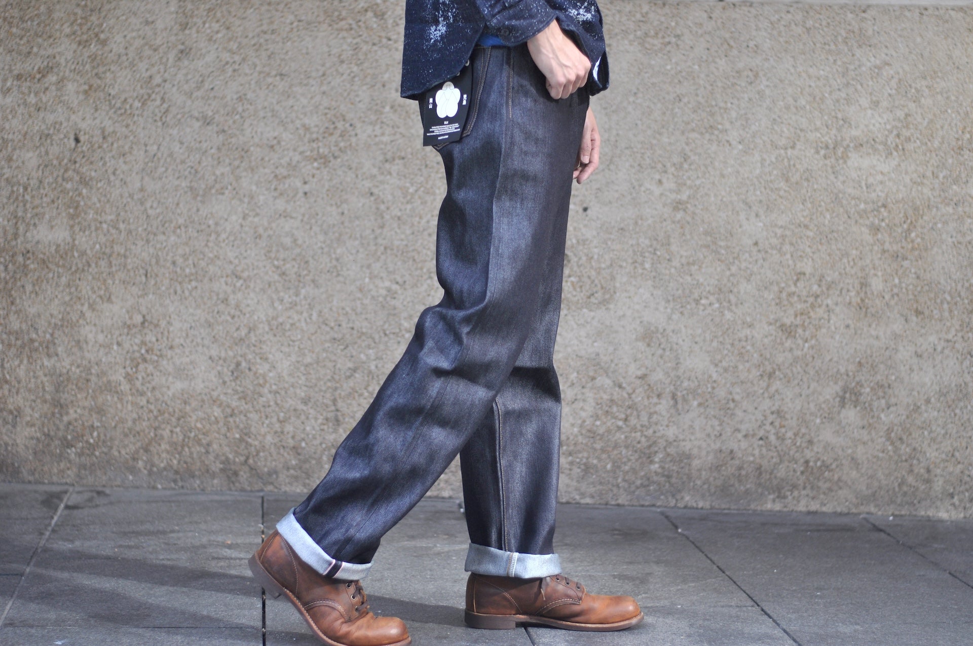MOMOTARO JEANS 15oz "Silk/Cotton" #102 Denim (Classic Straight fit)
