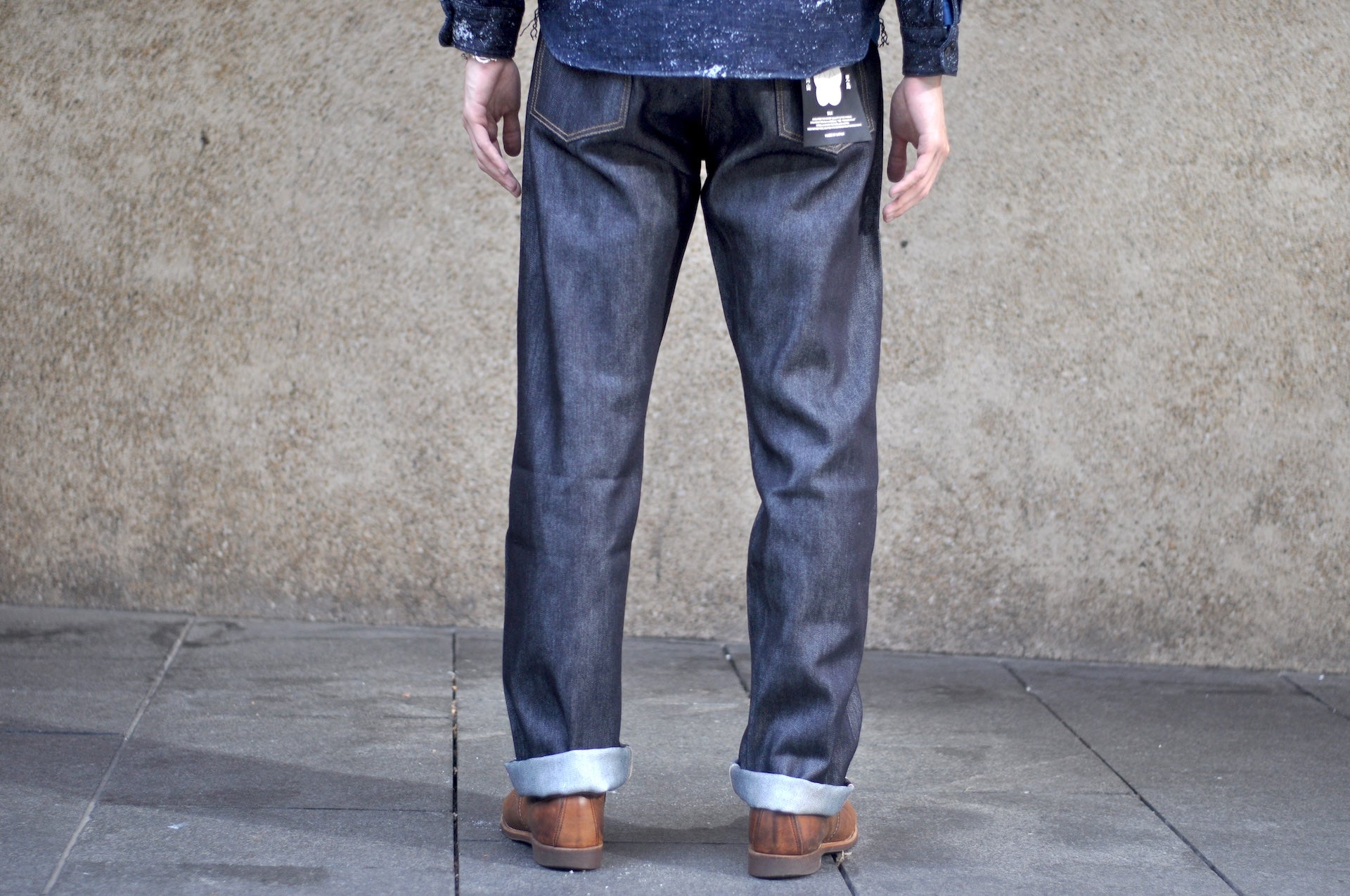 MOMOTARO JEANS 15oz "Silk/Cotton" #102 Denim (Classic Straight fit)