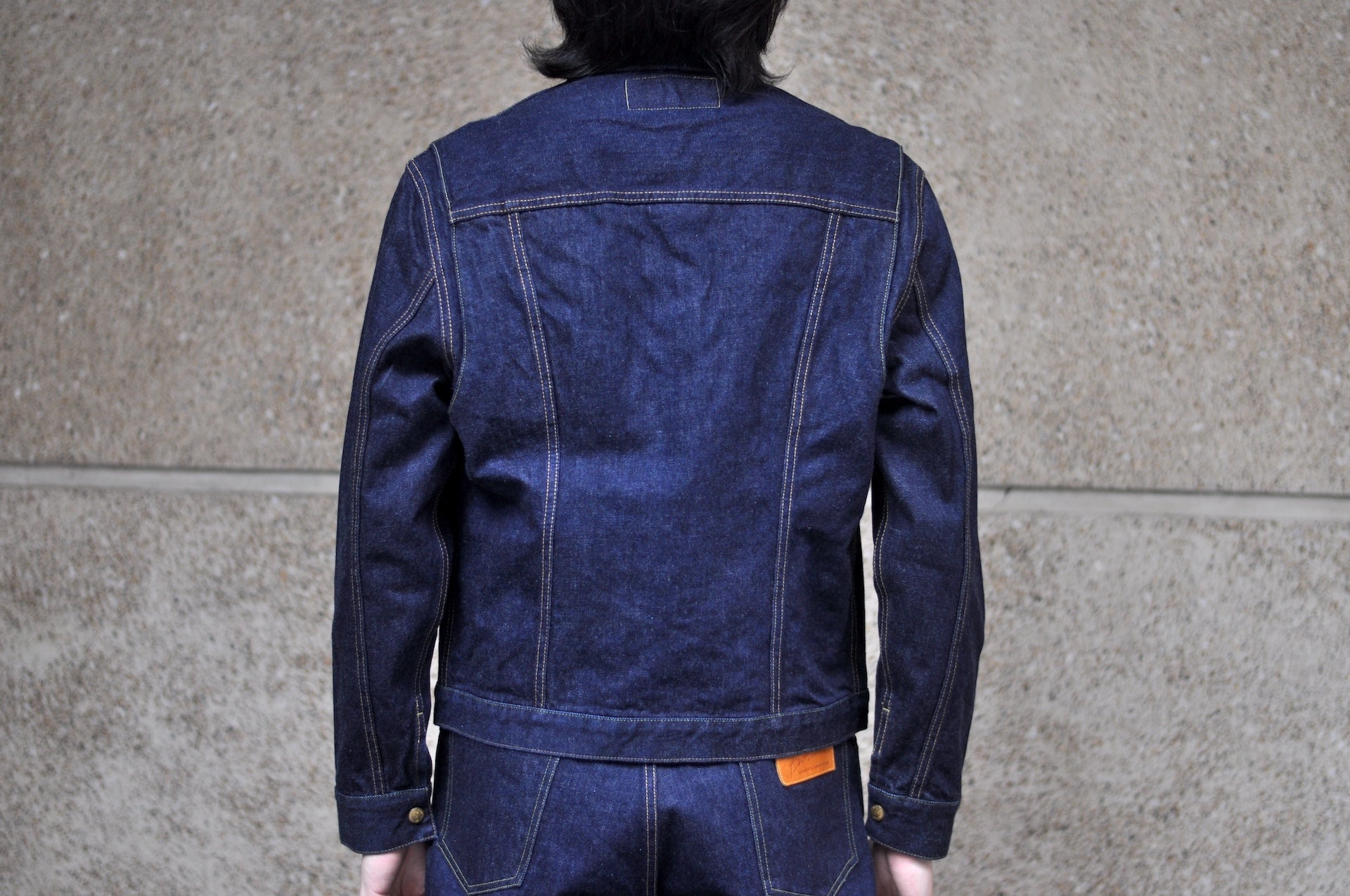 BONCOURA 15oz Indigo Dyed "Ike-Momen" Z-1 Rodeo Denim Rider Jacket