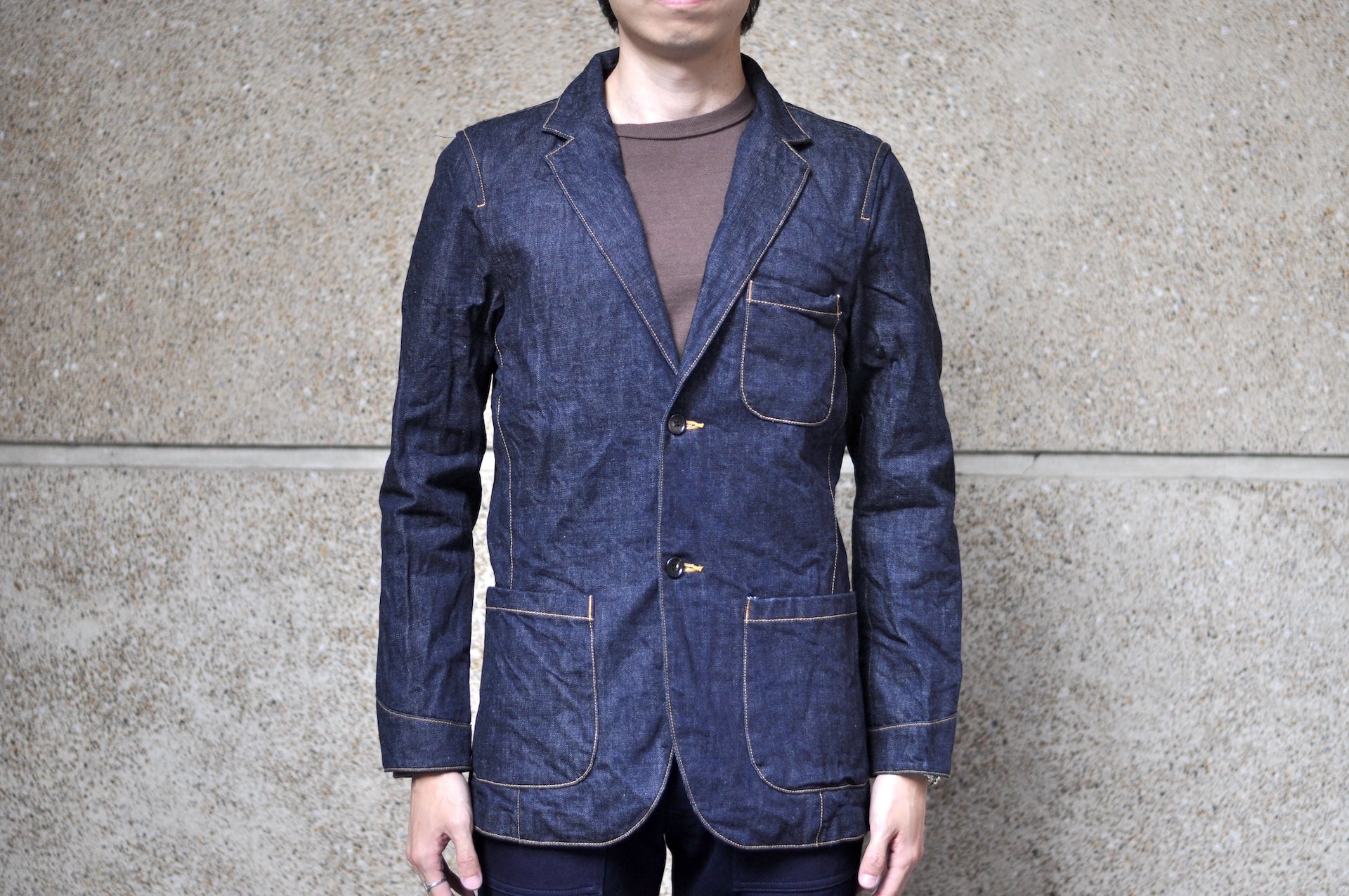 UES 14.9oz Indigo Dyed Denim Blazer