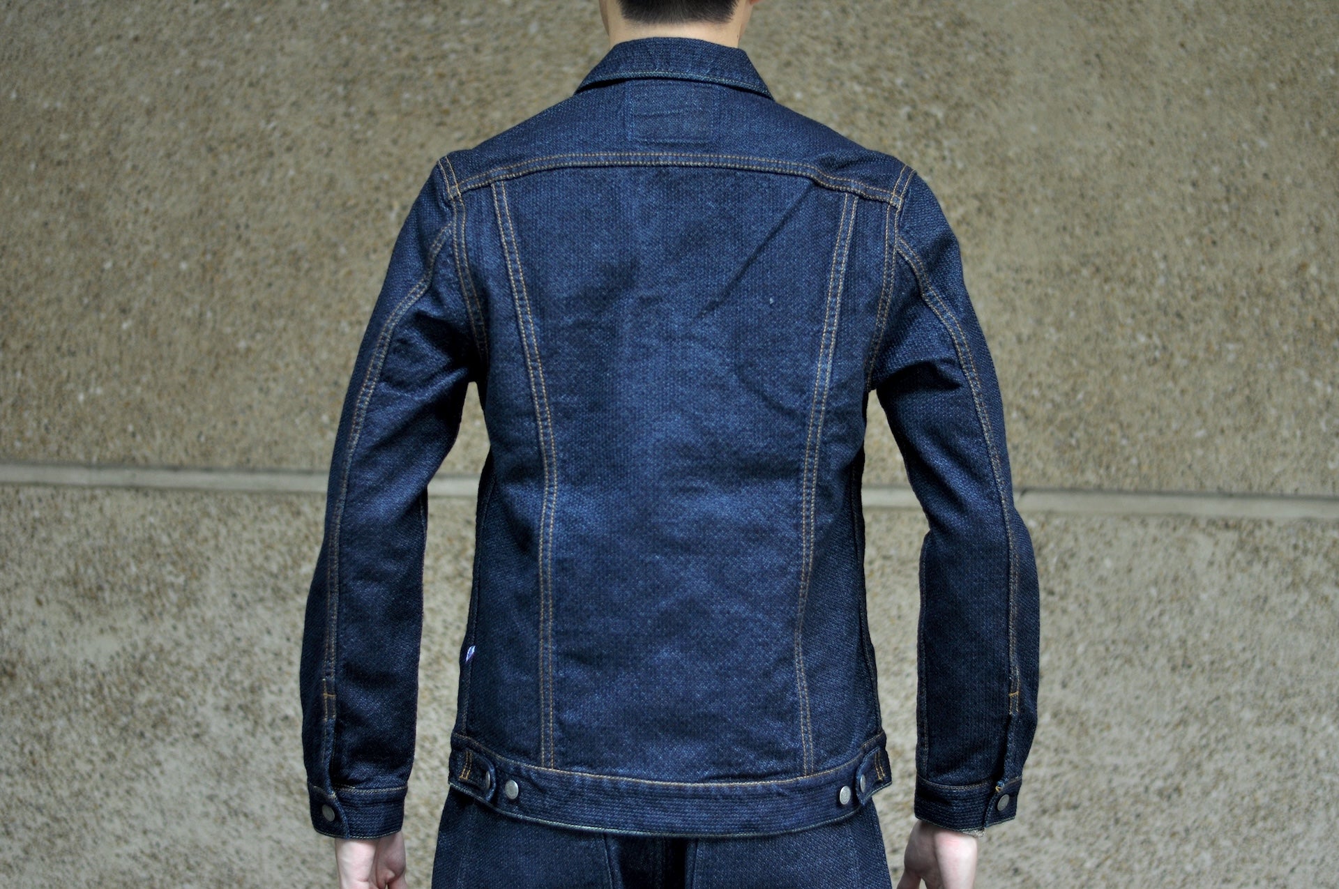 Pure Blue Japan 14oz Sashiko Type 3 Jacket (Indigo)