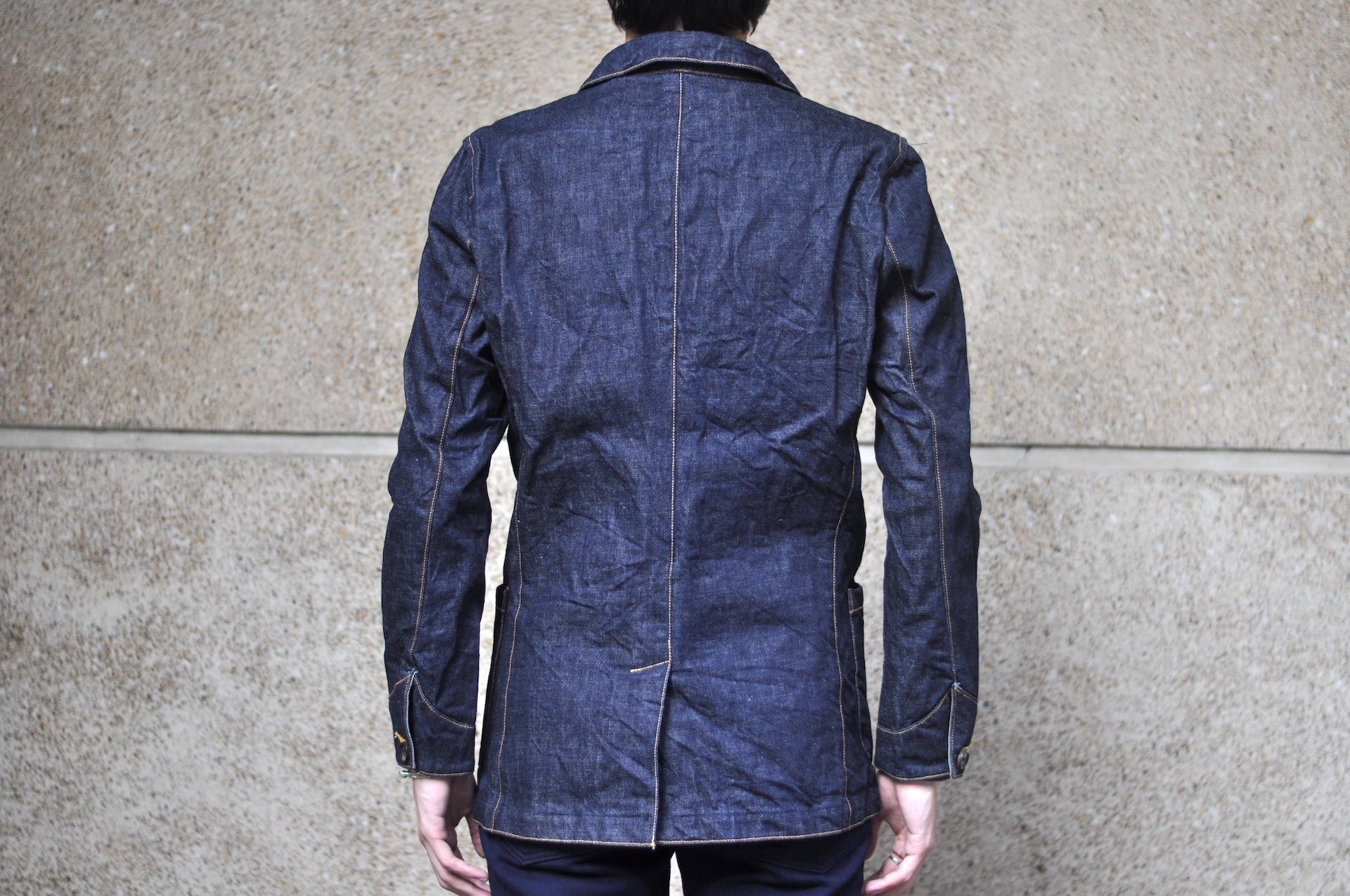 UES 14.9oz Indigo Dyed Denim Blazer