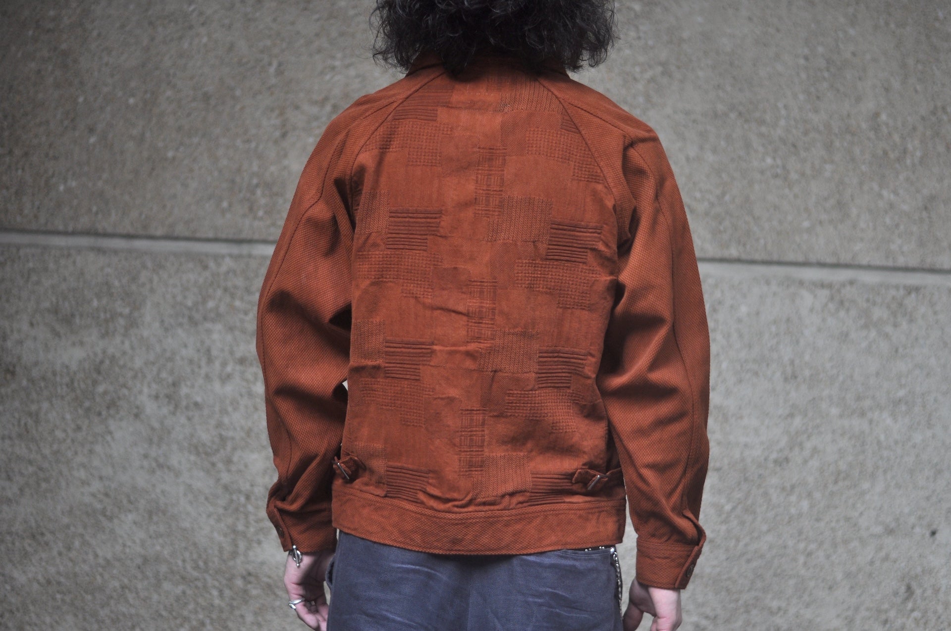 Studio D'Artisan “Amami Mud-Dyed” Boro-Styled Worker Jacket