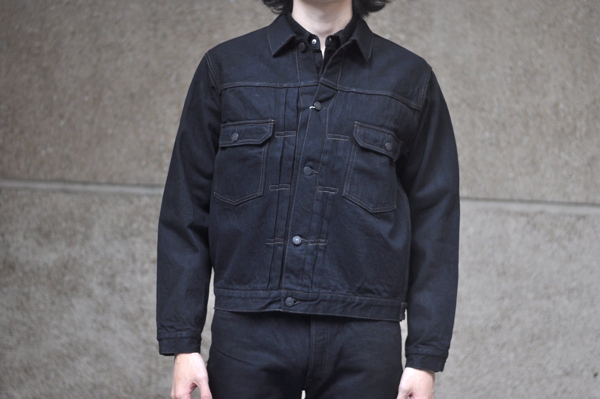 Studio D'Artisan 18oz “Amami Mud-Dyed” 45TH Anniversary Limited Indigo Type 2 Denim Jacket