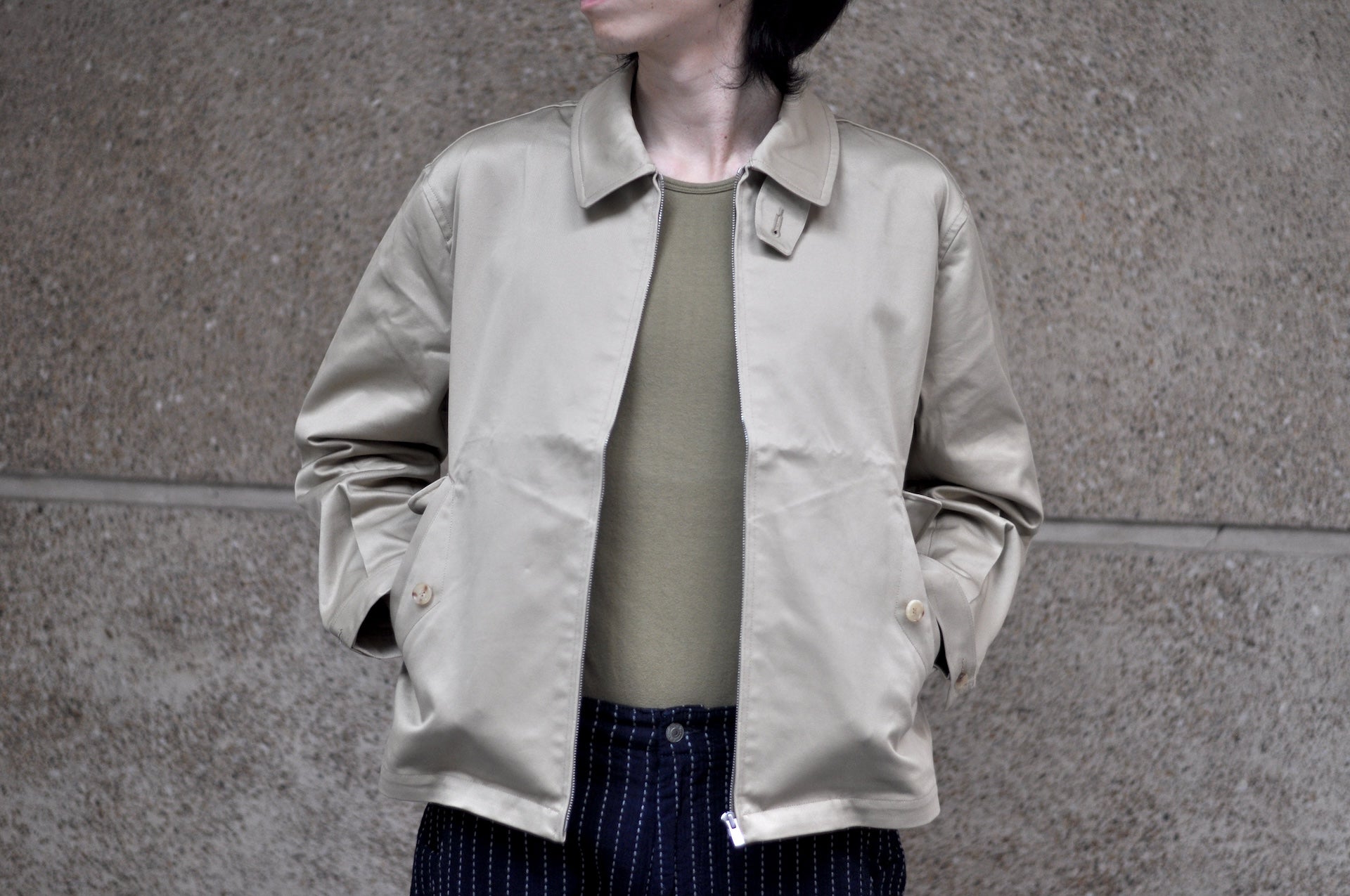 Momotaro "Year-Round" Weapon Chino West Point Sports Jacket (Beige)