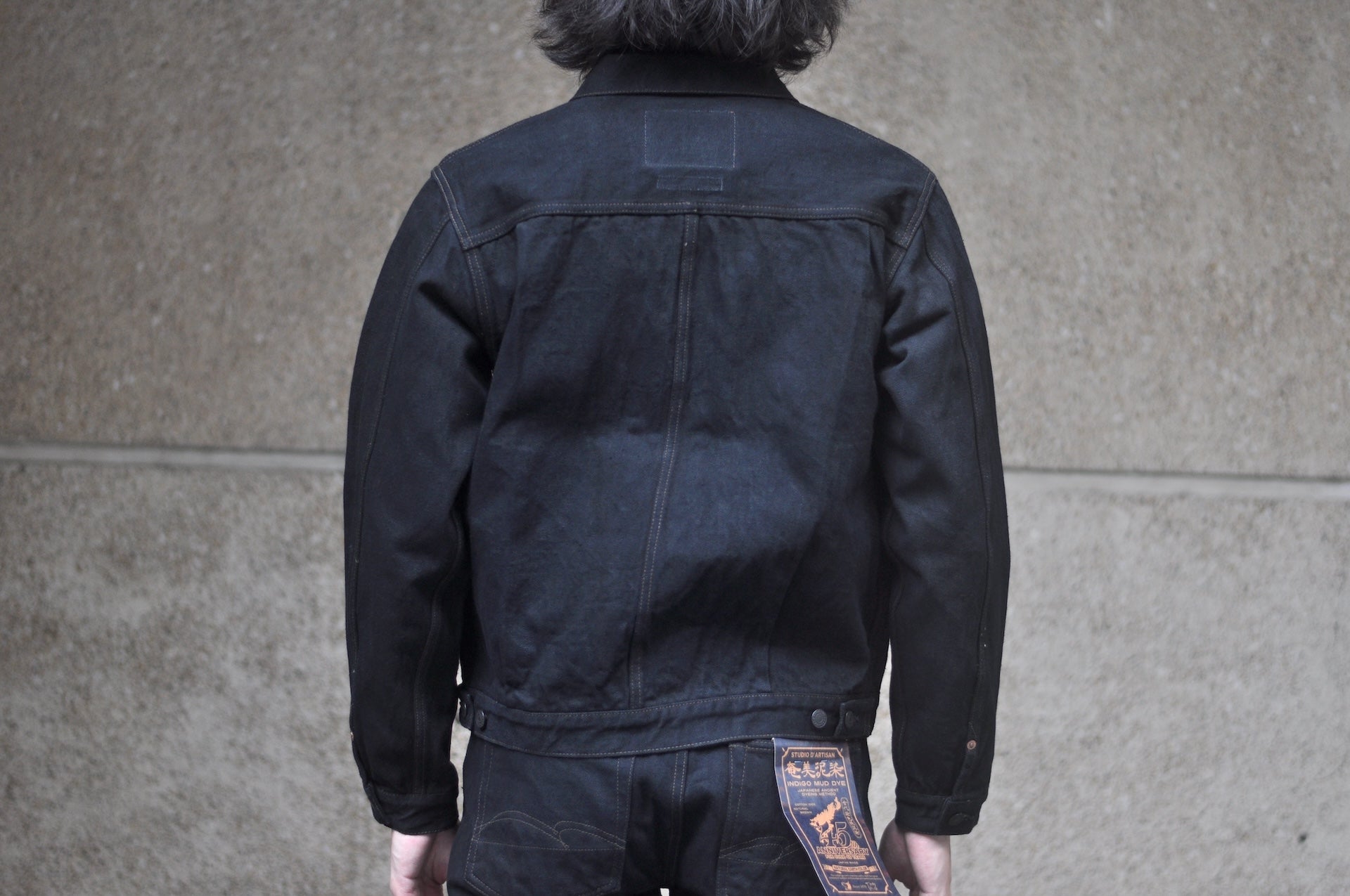 Studio D'Artisan 18oz “Amami Mud-Dyed” 45TH Anniversary Limited Indigo Type 2 Denim Jacket