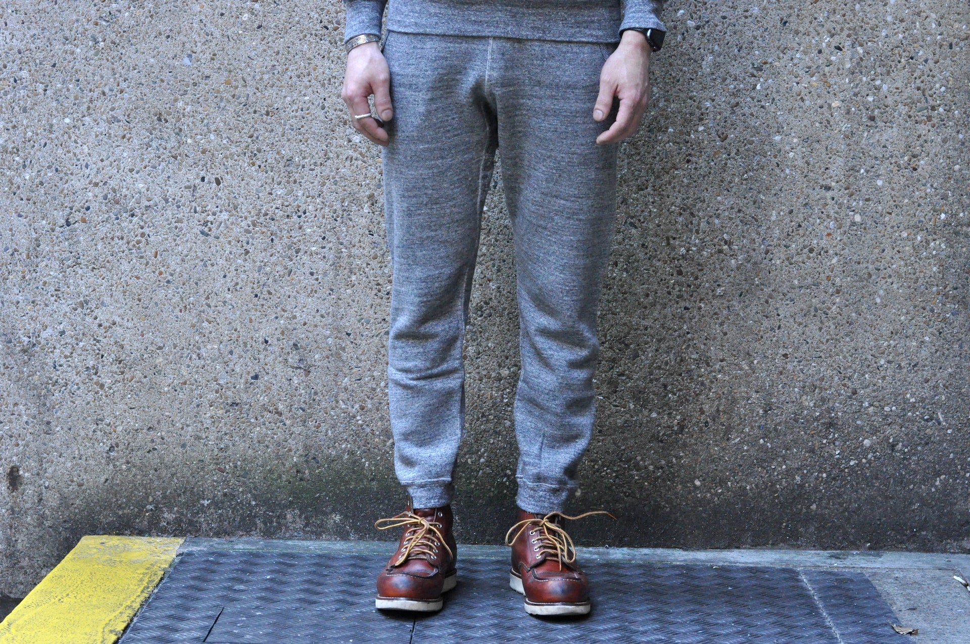 【DISCERNMENT】Billy Side Denim Color Matching Sweatpants Billie Jeans Women's Super Soft Joggers Set — Billie Jeans
