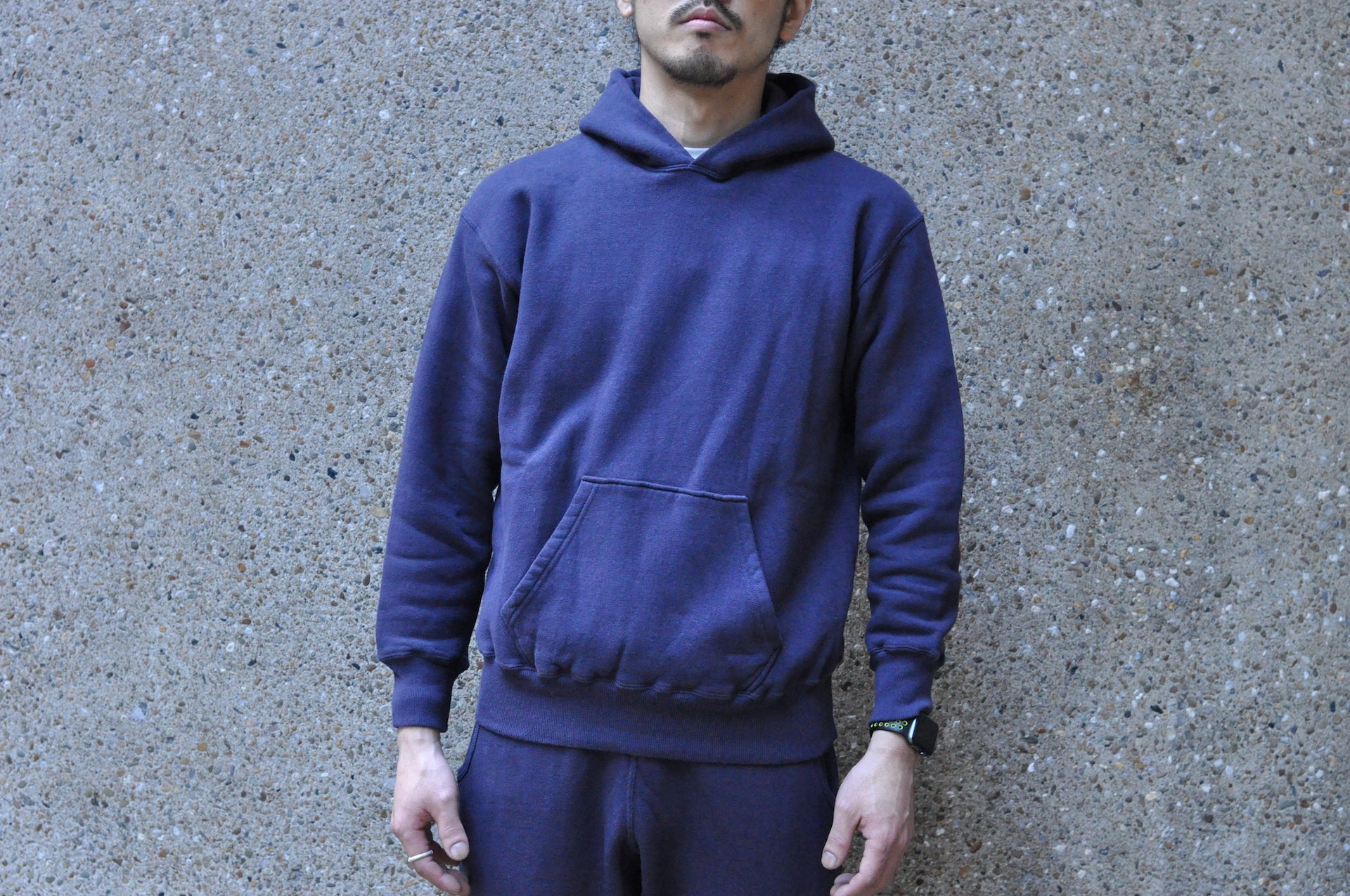 Dubble Works 11oz "Tsuri-ami" Loopwheeled Pull Over (Navy)