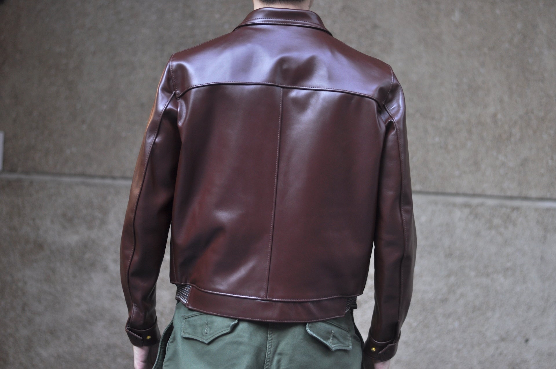 Lewis Leathers NO.386 “Lumber” Horsehide Jacket (Brown)