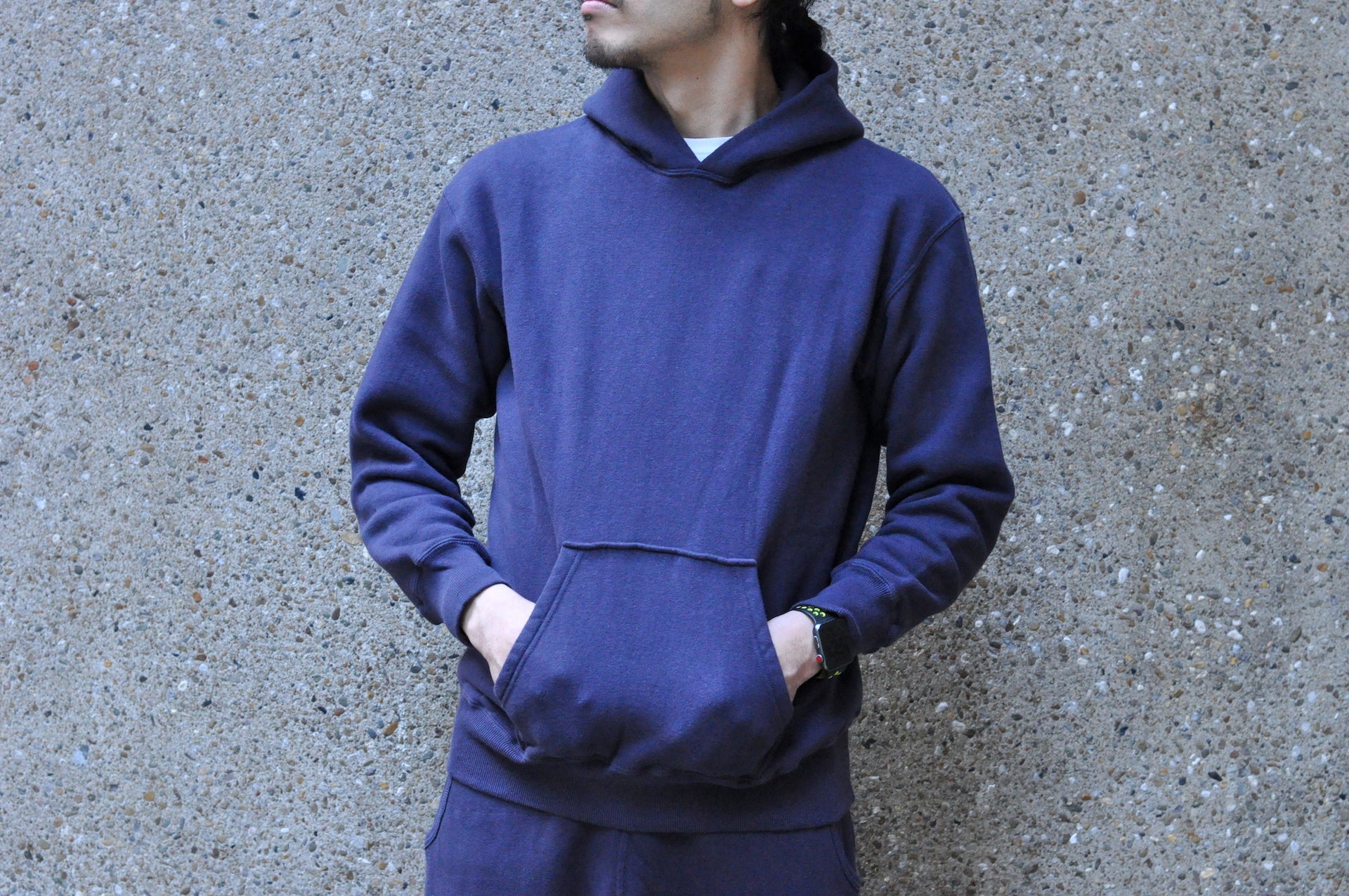 Dubble Works 11oz "Tsuri-ami" Loopwheeled Pull Over (Navy)