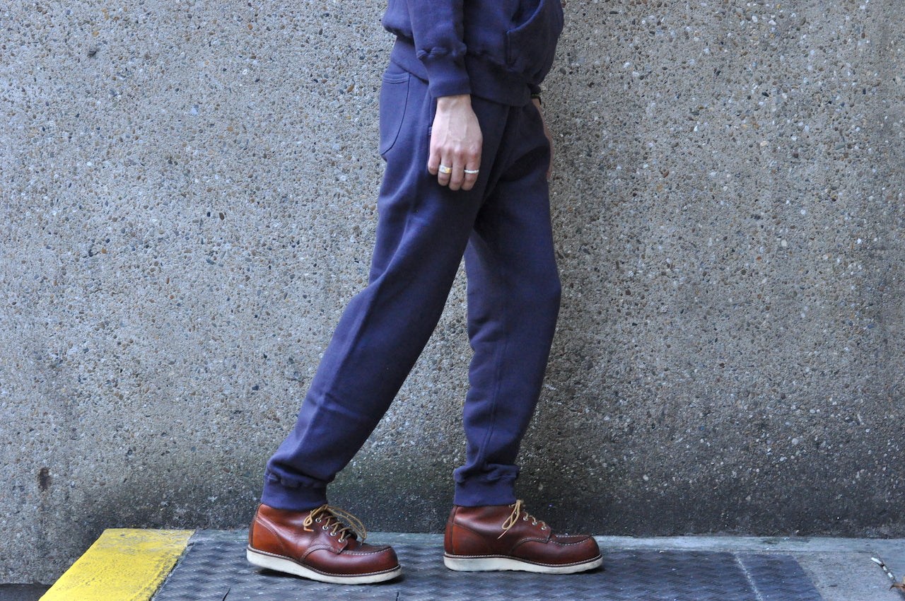 Dubble Works 11oz "Tsuri-ami" Loopwheeled Sweatpants (Vintage Navy)