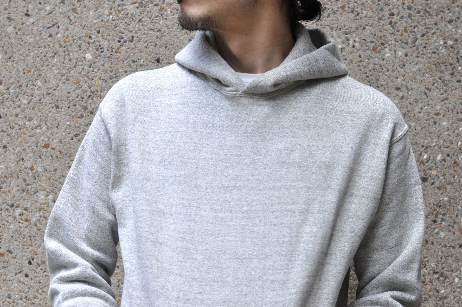 Dubble Works 11oz "Tsuri-ami" Loopwheeled Pull Over (Heather Grey)