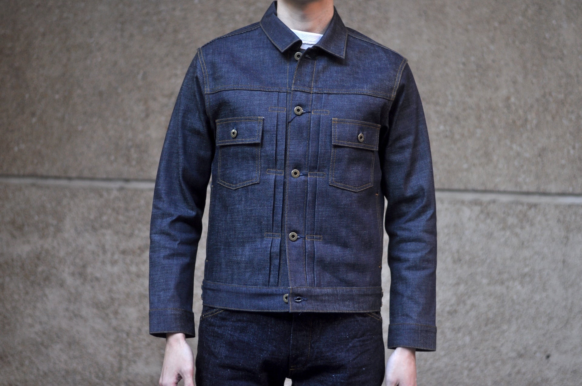 Japan Blue 12.5oz Indigo Dyed Modified Type 2 Denim Jacket