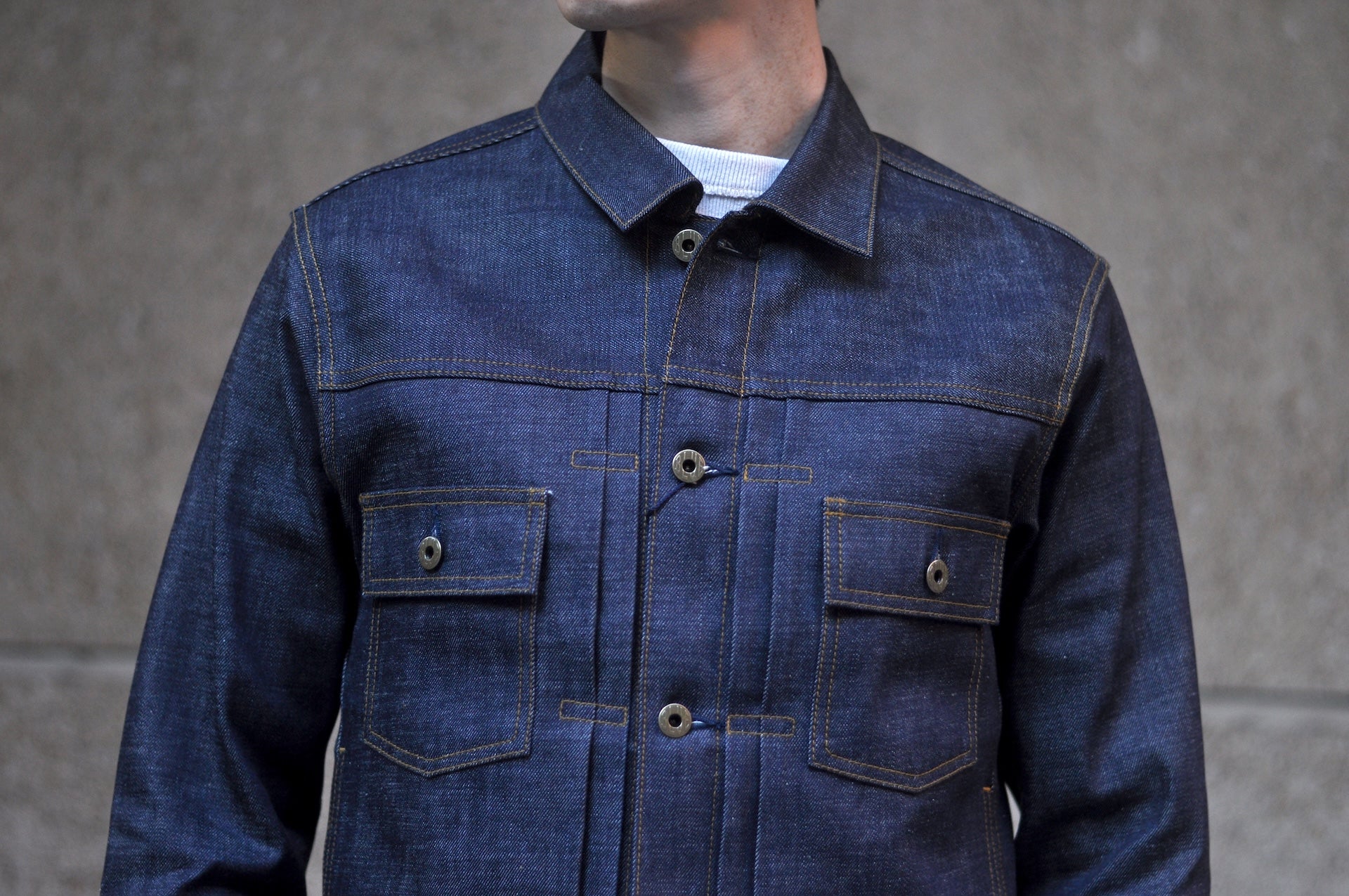 Japan Blue 12.5oz Indigo Dyed Modified Type 2 Denim Jacket