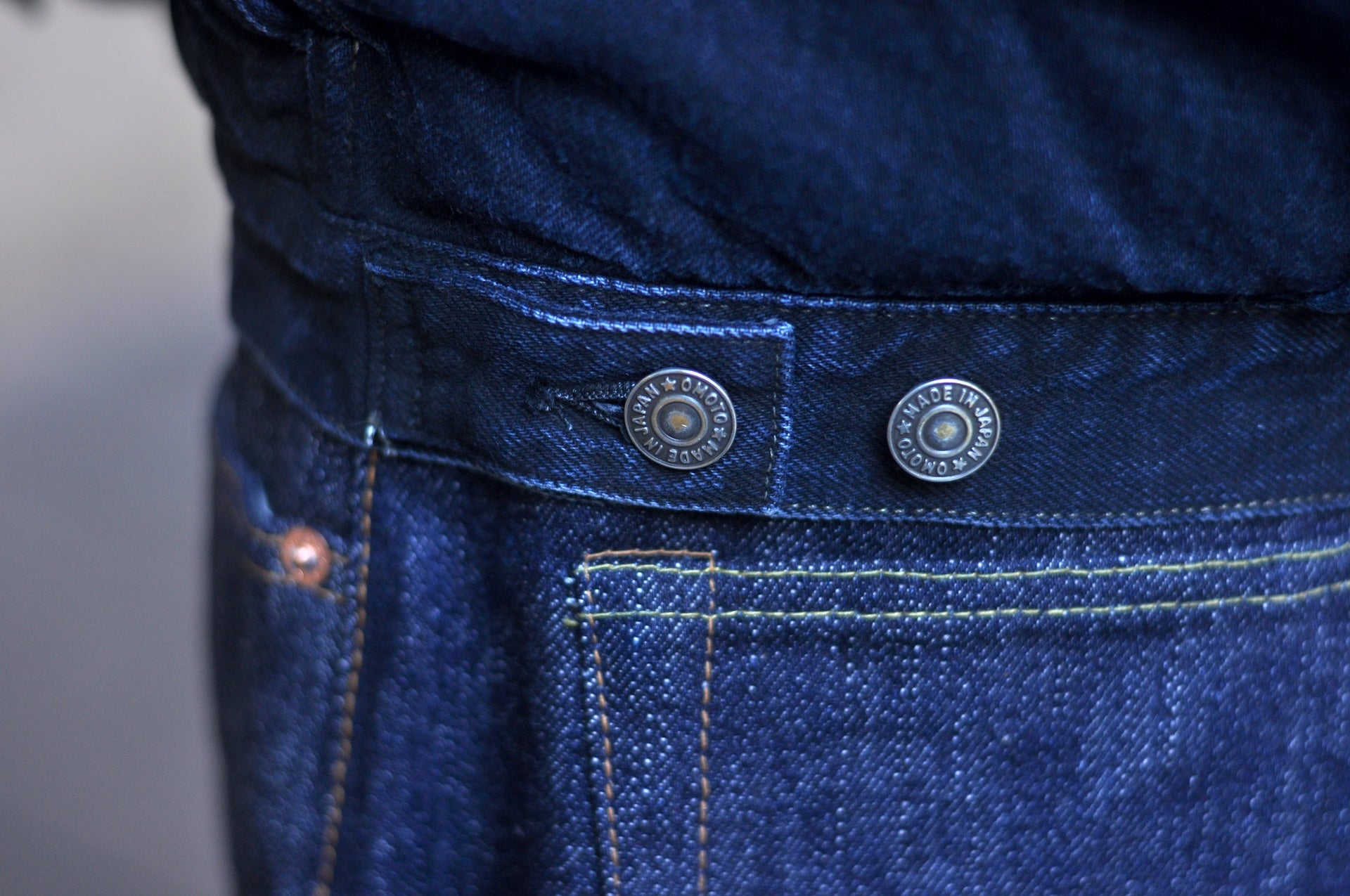 Omoto Denim 13.5oz  “Charcoal Overdyed” Modified Type 2 Denim Jacket